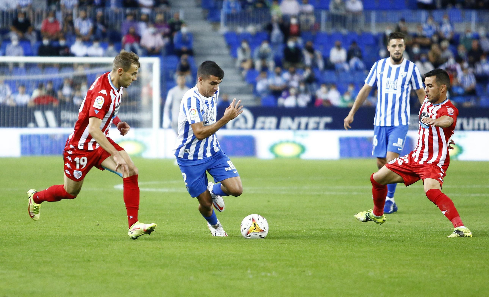 Una imagen del Málaga CF - Lugo Una imagen del Málaga CF - Lugo
