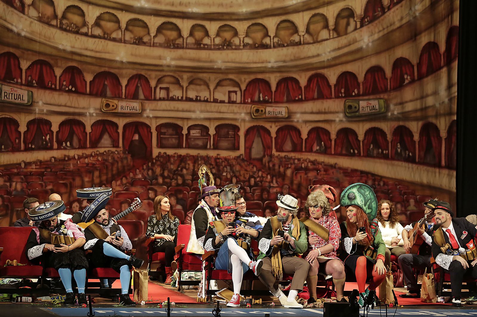 Las imágenes de la sexta función clasificatoria