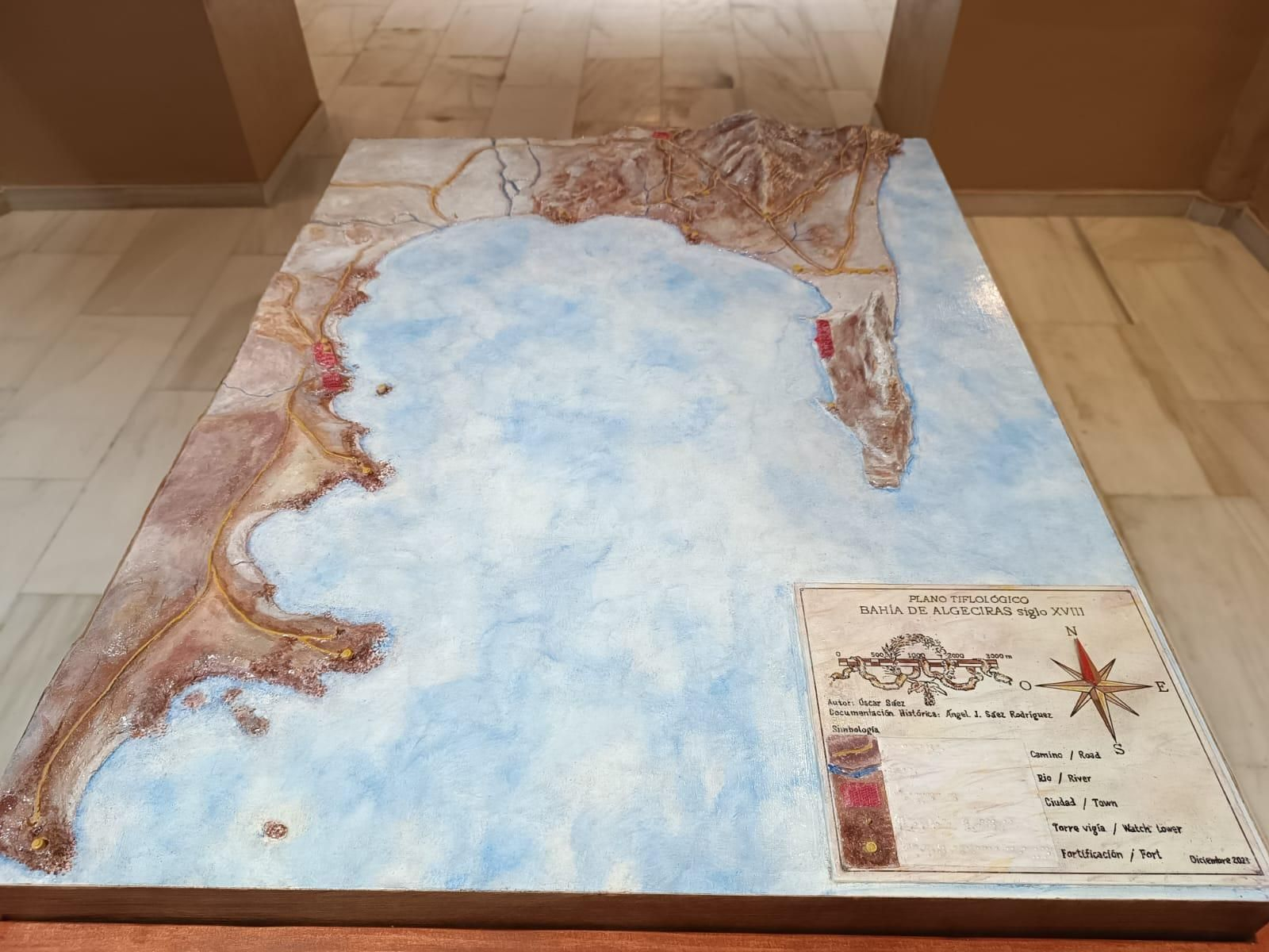 Maqueta de la Bahía de Algeciras Maqueta de la Bahía de Algeciras