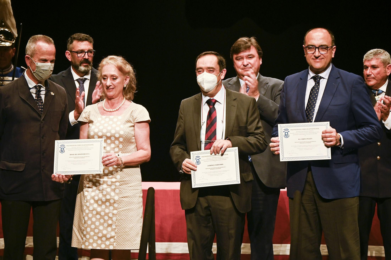 Imágenes del acto del Día de la Policía Local de Huelva