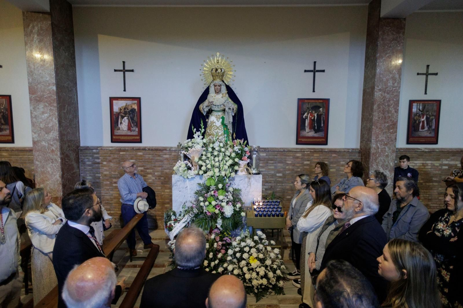 Imágenes de un Jueves Santo atípico en el Huerto de la Semana Santa de Cádiz 2023