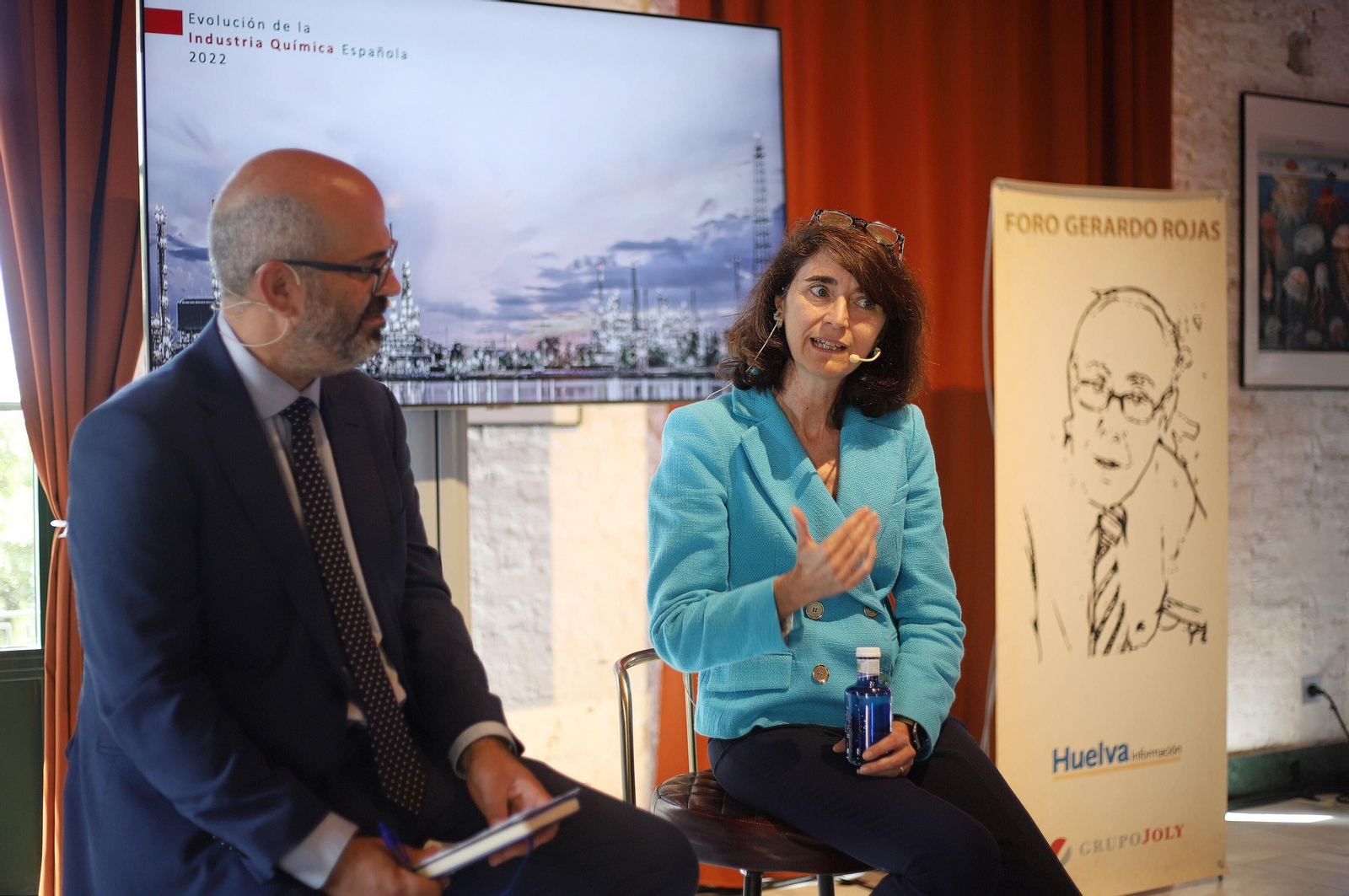 Teresa Rasero durante el Foro Gerardo Rojas.