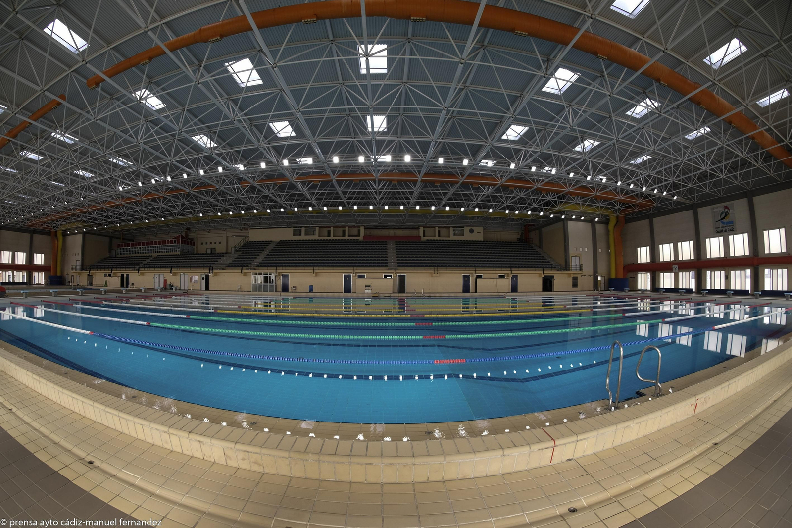 Una imagen de las piscinas del complejo Ciudad de Cádiz.