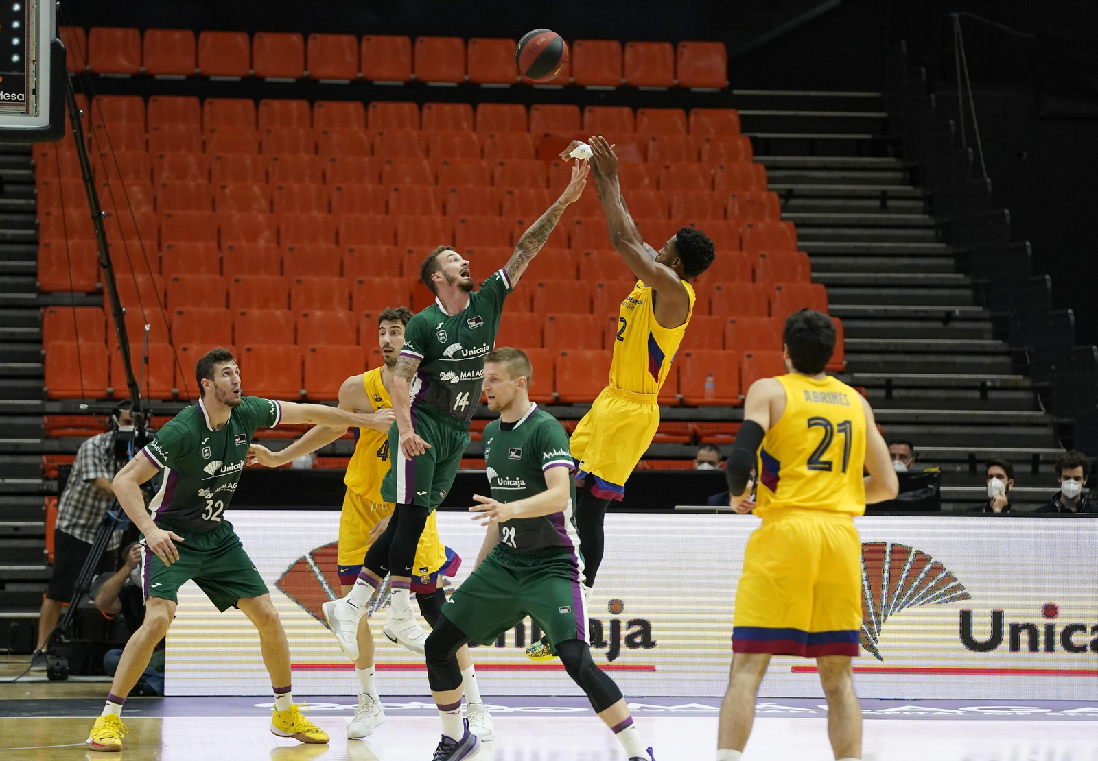 Las fotos del Unicaja-Barcelona