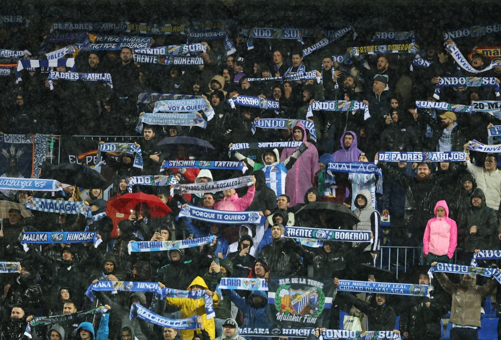 Búscate bajo la lluvia en el Málaga CF-Burgos