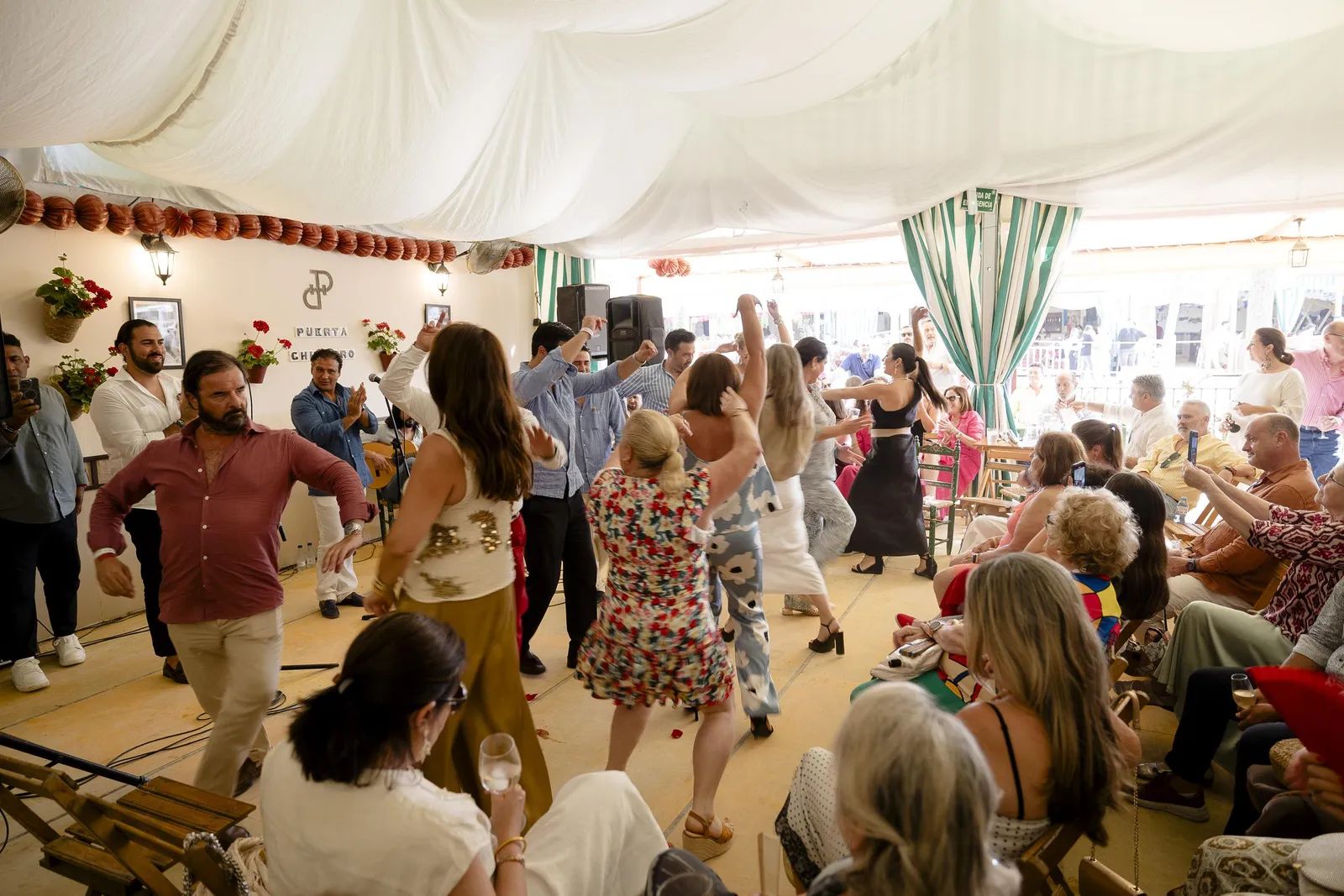 Foto de archivo de ambiente en una caseta.