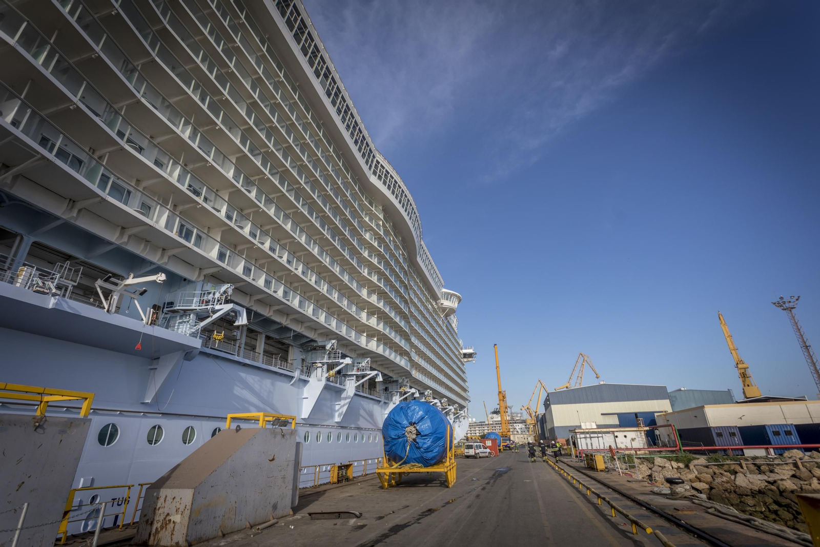 Reparación del 'Oasis of the Seas' en Navantia Cádiz