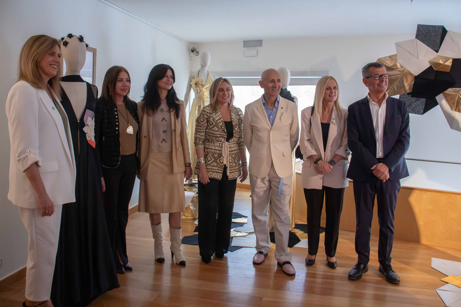 Apertura de la exposición 'Gracia 12. Eugenia de Montijo y la moda: La granadina en París' de la diseñadora Pilar Dalbat