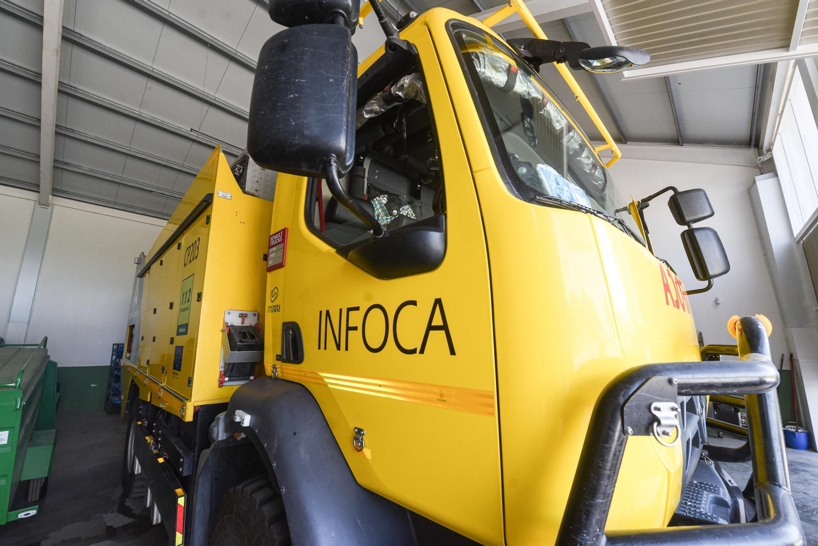 El Centro Operativo Provincial de Infoca en Los Villares, en imágenes