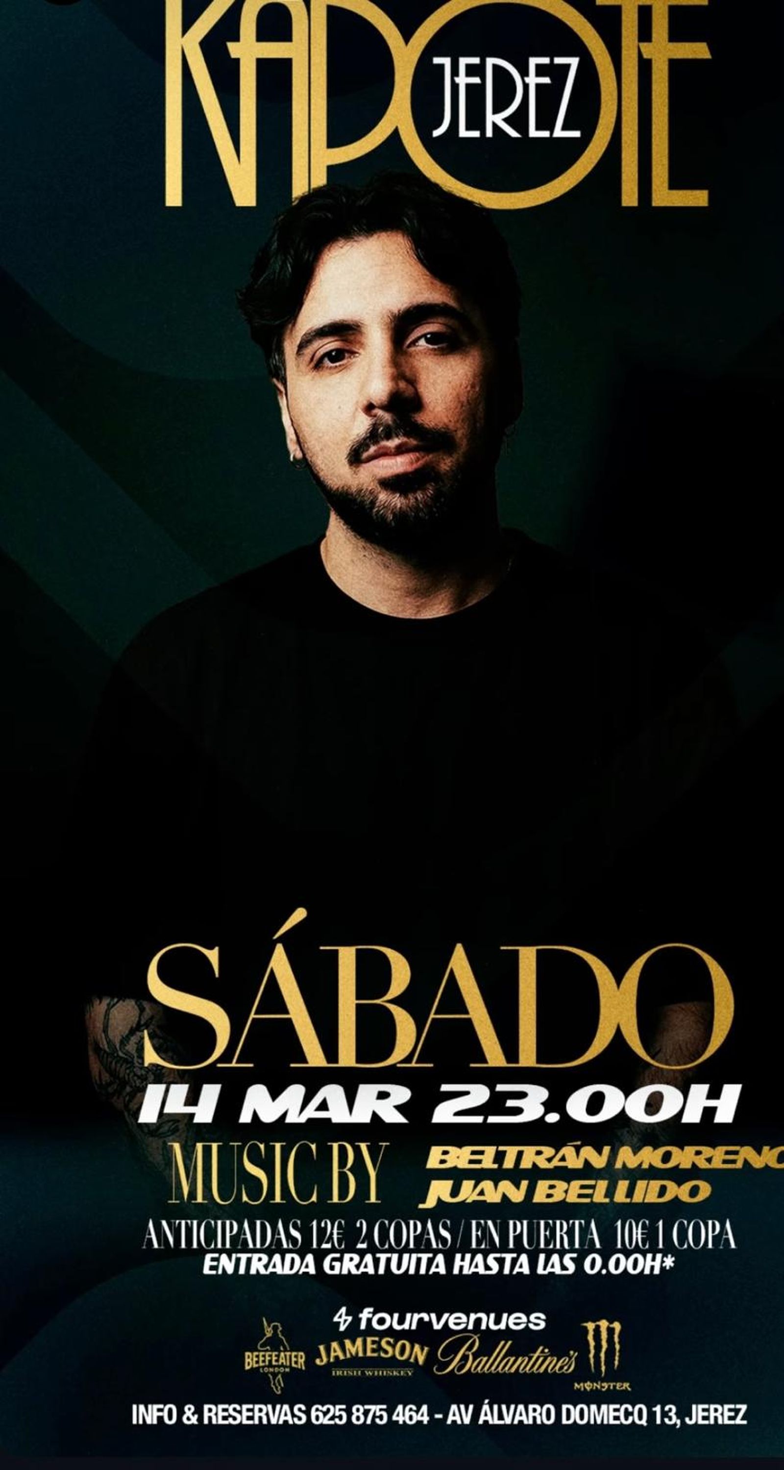 Beltrán Moreno y Juan Bellido, en Kapote. Jerez.