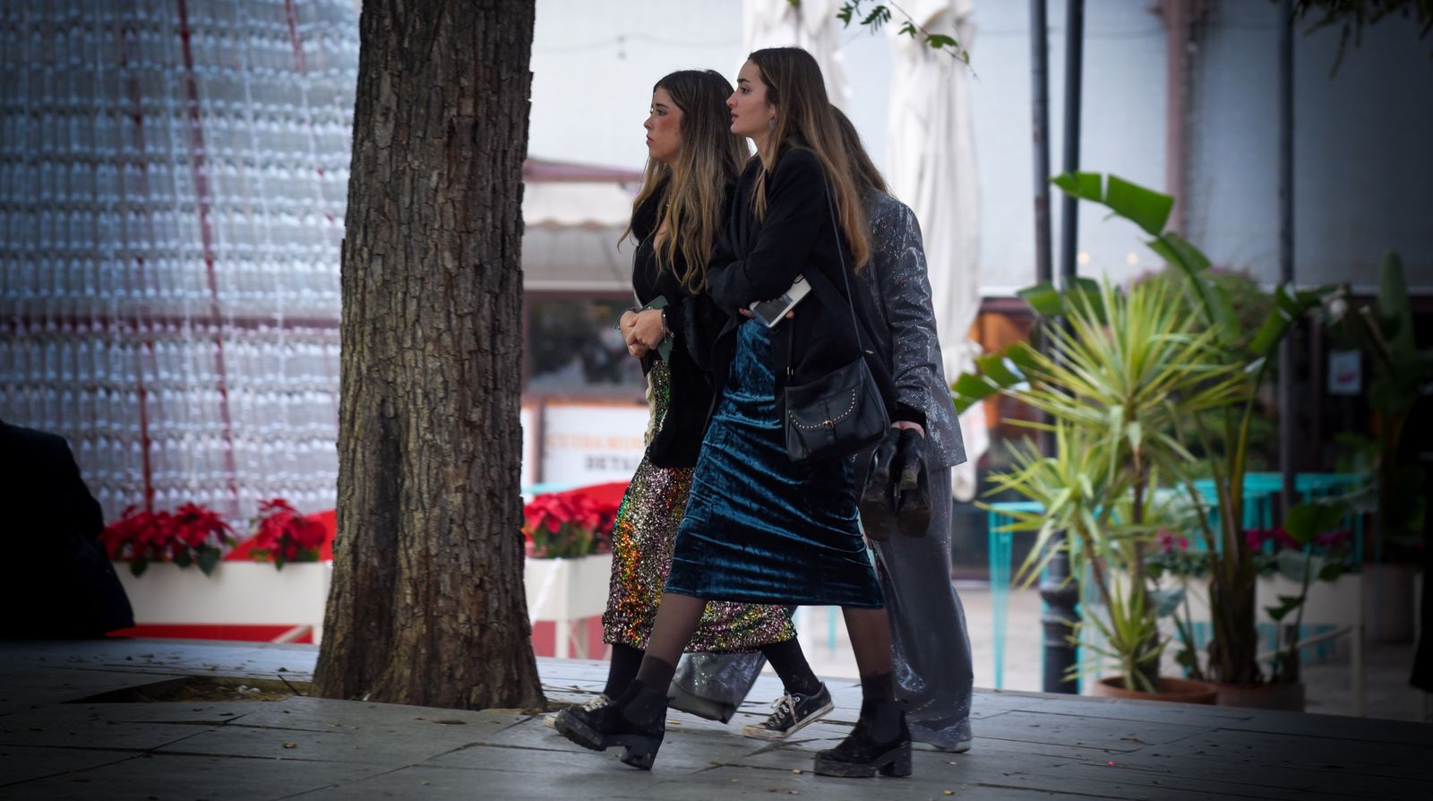 Imágenes de la madrugada de Nochevieja 2024, en Sevilla