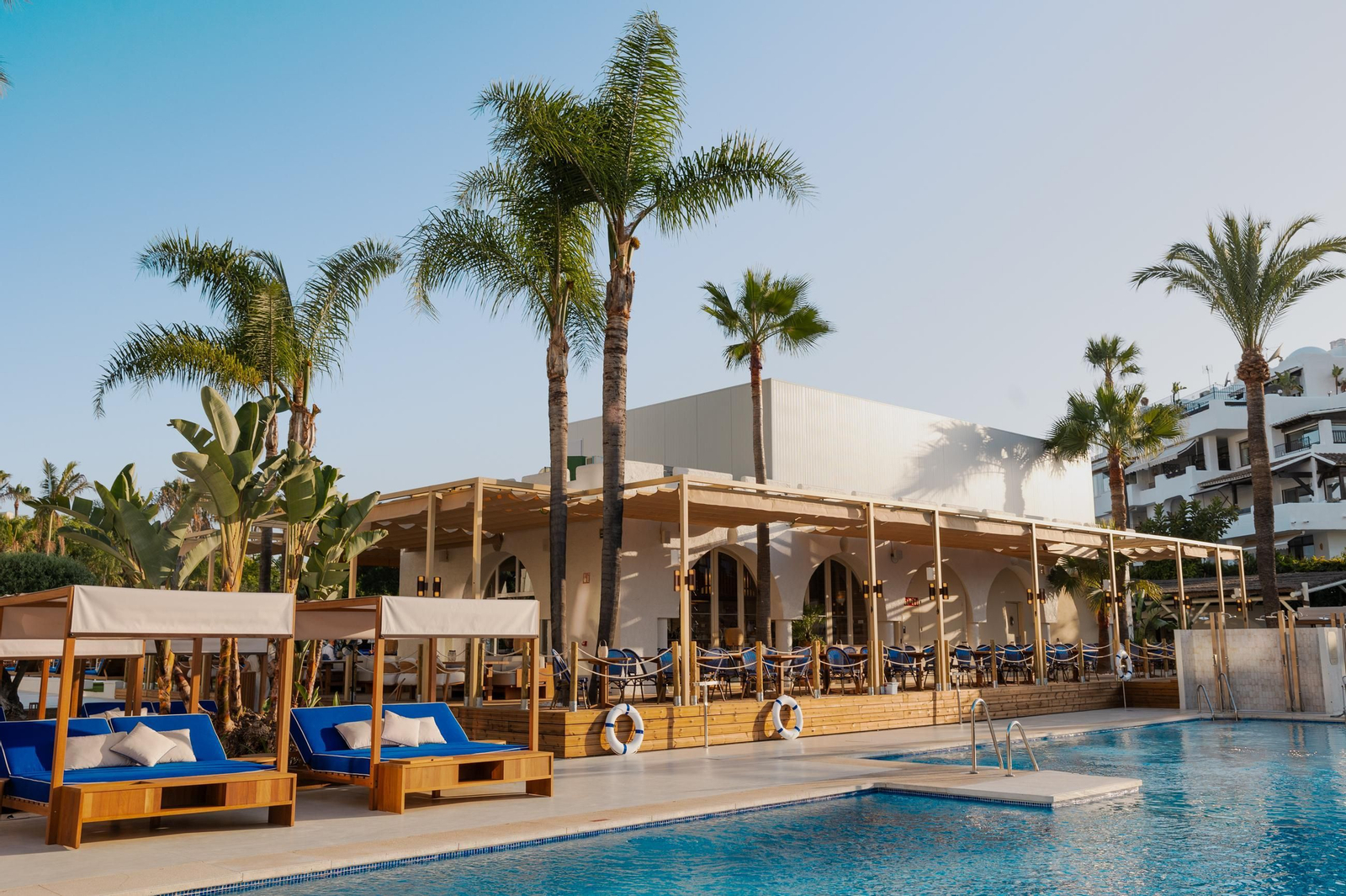 Una imagen del nuevo pool club marbellí.