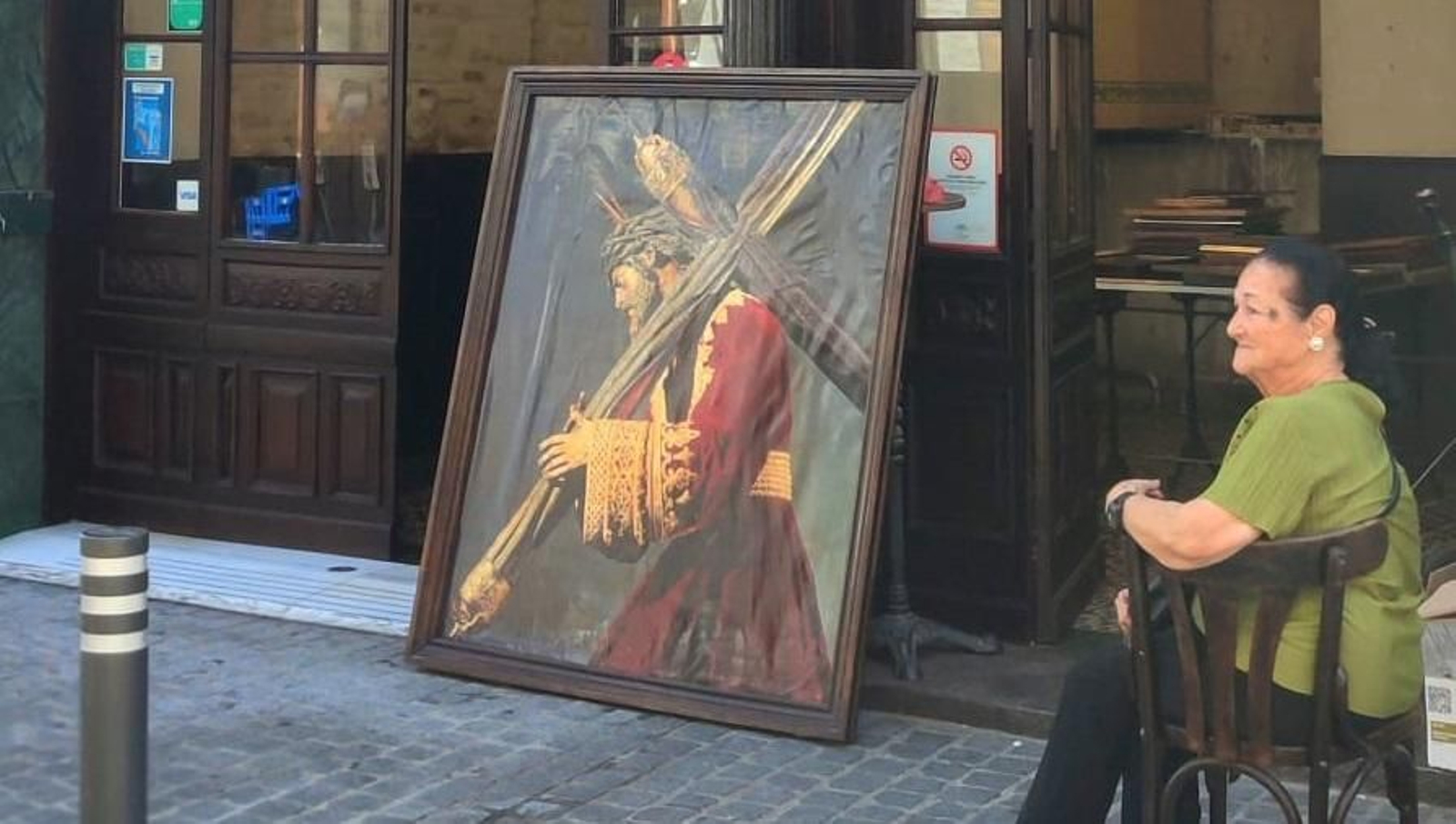 El célebre cuadro del Gran Poder, a la vista de todos