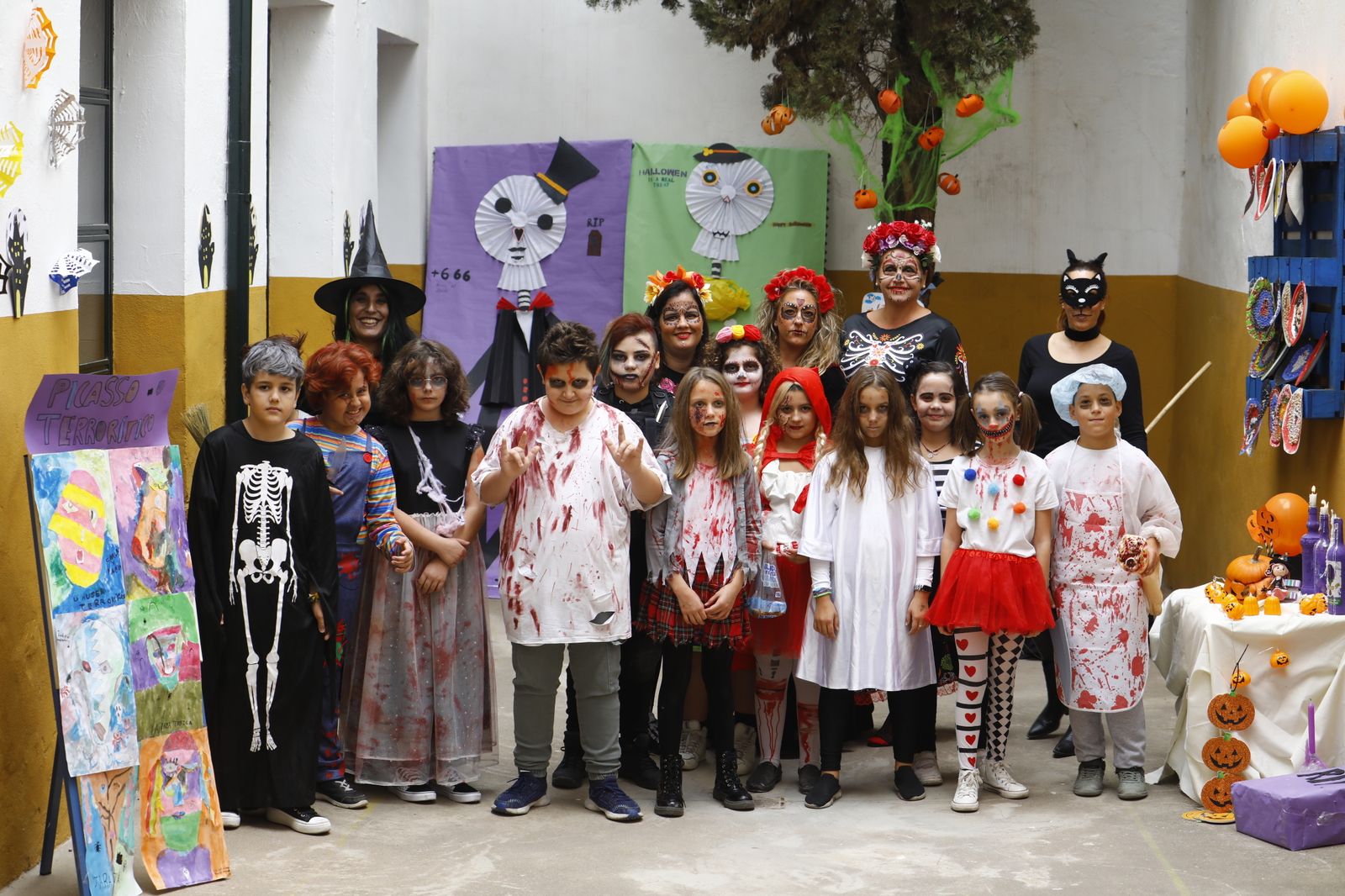 La fiesta de Halloween del colegio San Lorenzo, en imágenes
