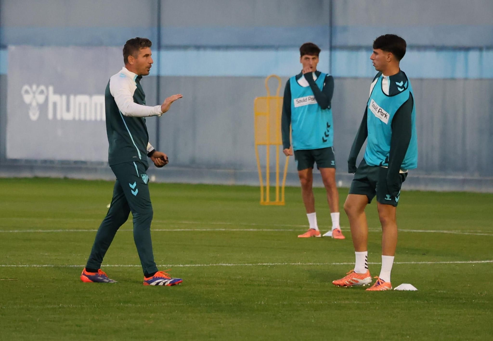Así ha sido el primer entrenamiento del Málaga CF de Funes