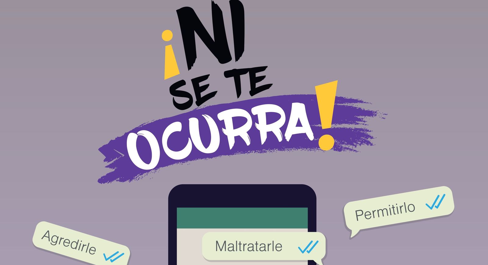 Cartel de la campaña de la Delegación de Igualdad.