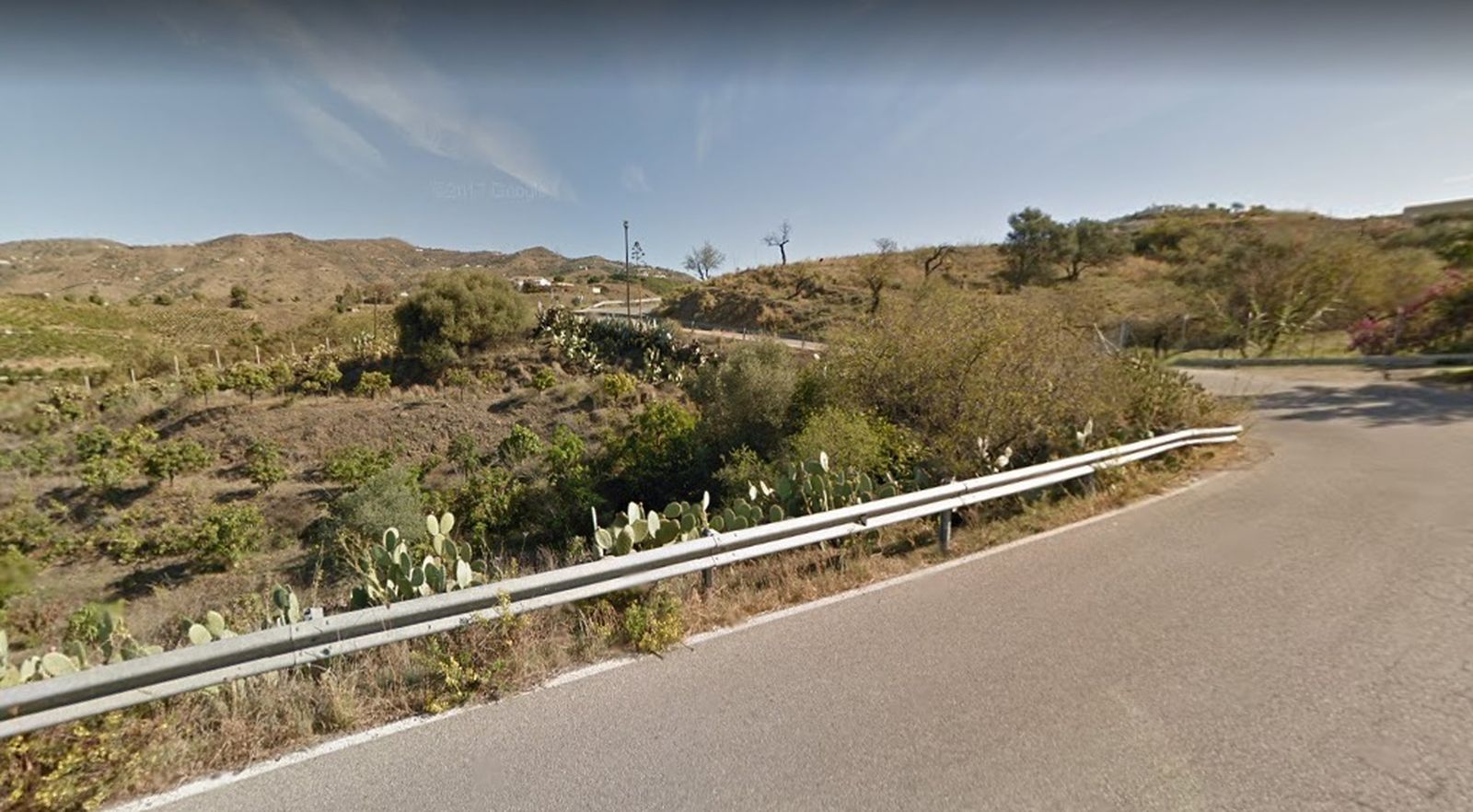 Uno de los tramos de la carretera de Arenas.