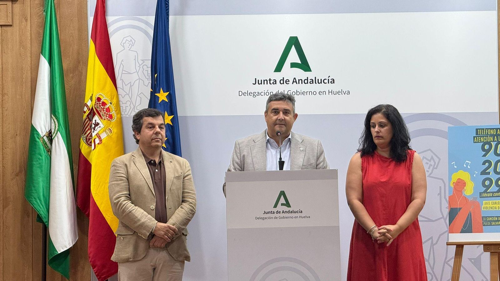 Jose Manuel Borerro, Jose Manuel Correa y Laura Sánchez.