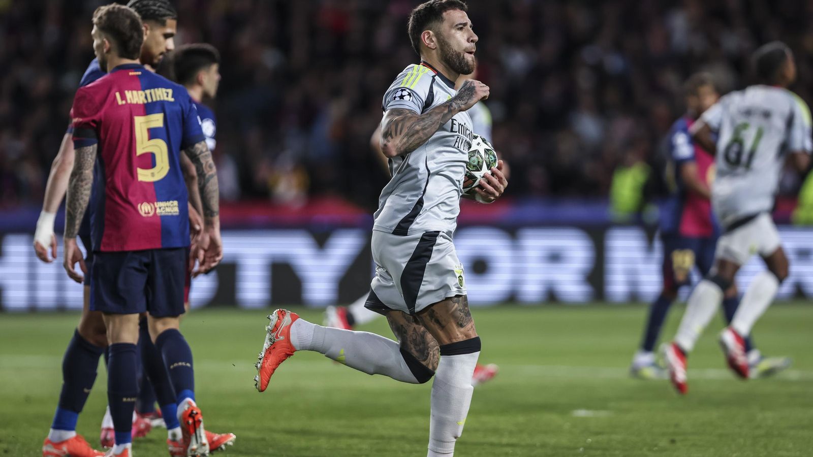 Las fotos del Barcelona-Benfica