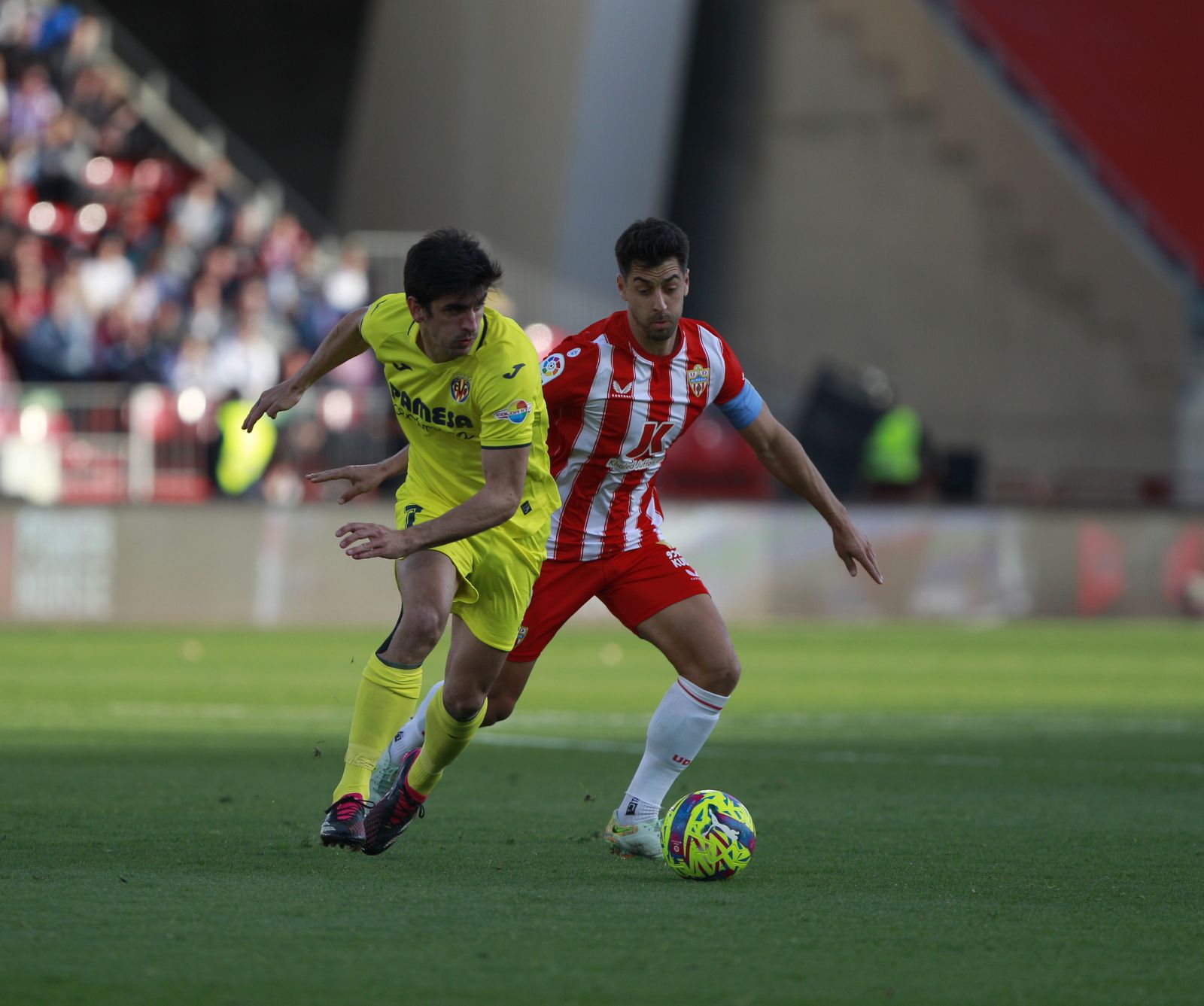 Imágenes de la derrota de la U.D. Almería ante el Villarreal por 0 a 2