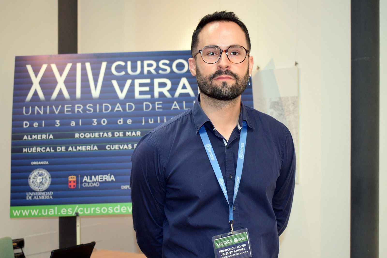 Javier J. Amores en los Cursos de Verano de la UAL