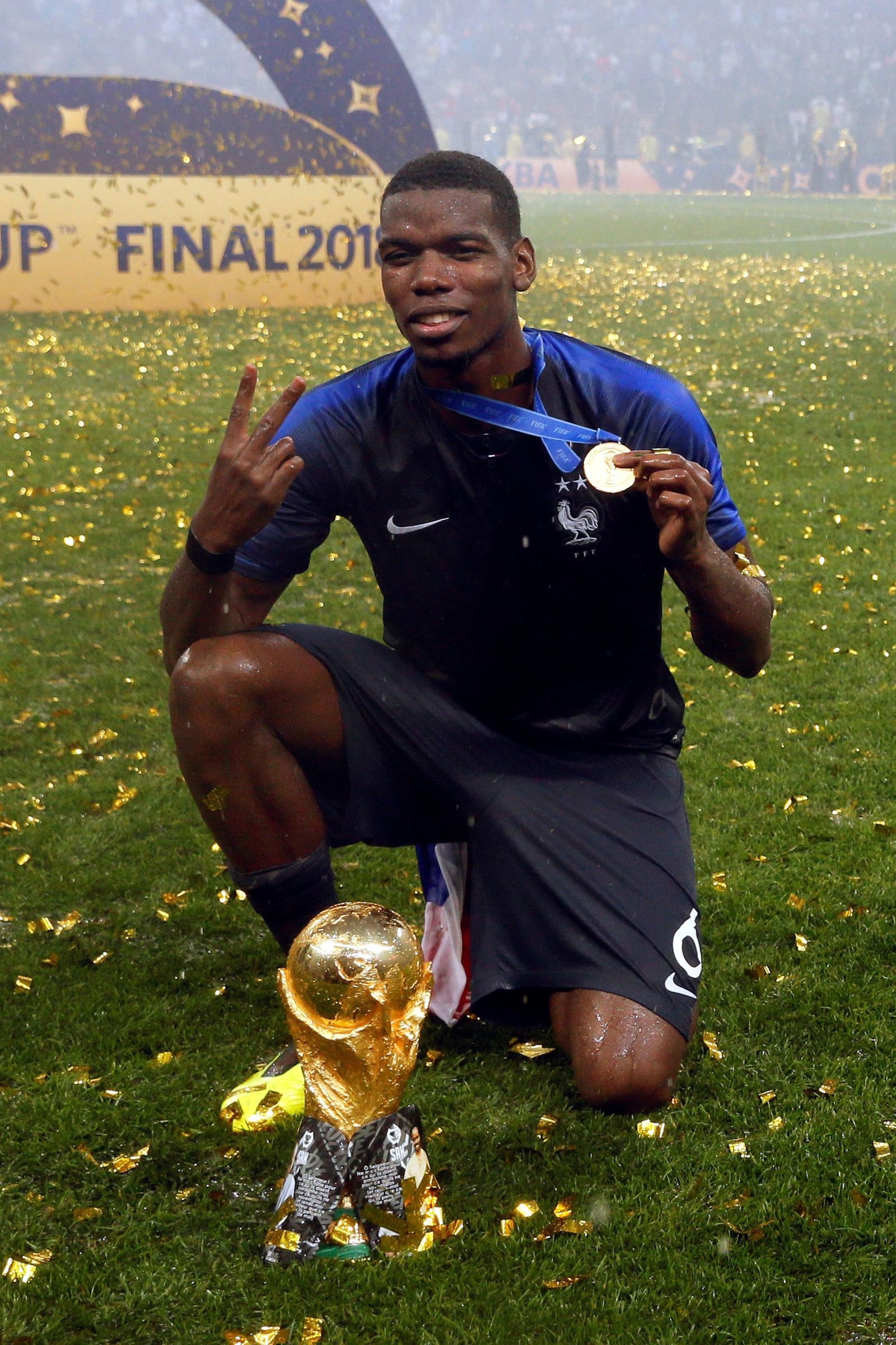 El Francia-Croacia de la final del Mundial de Rusia, en imágenes