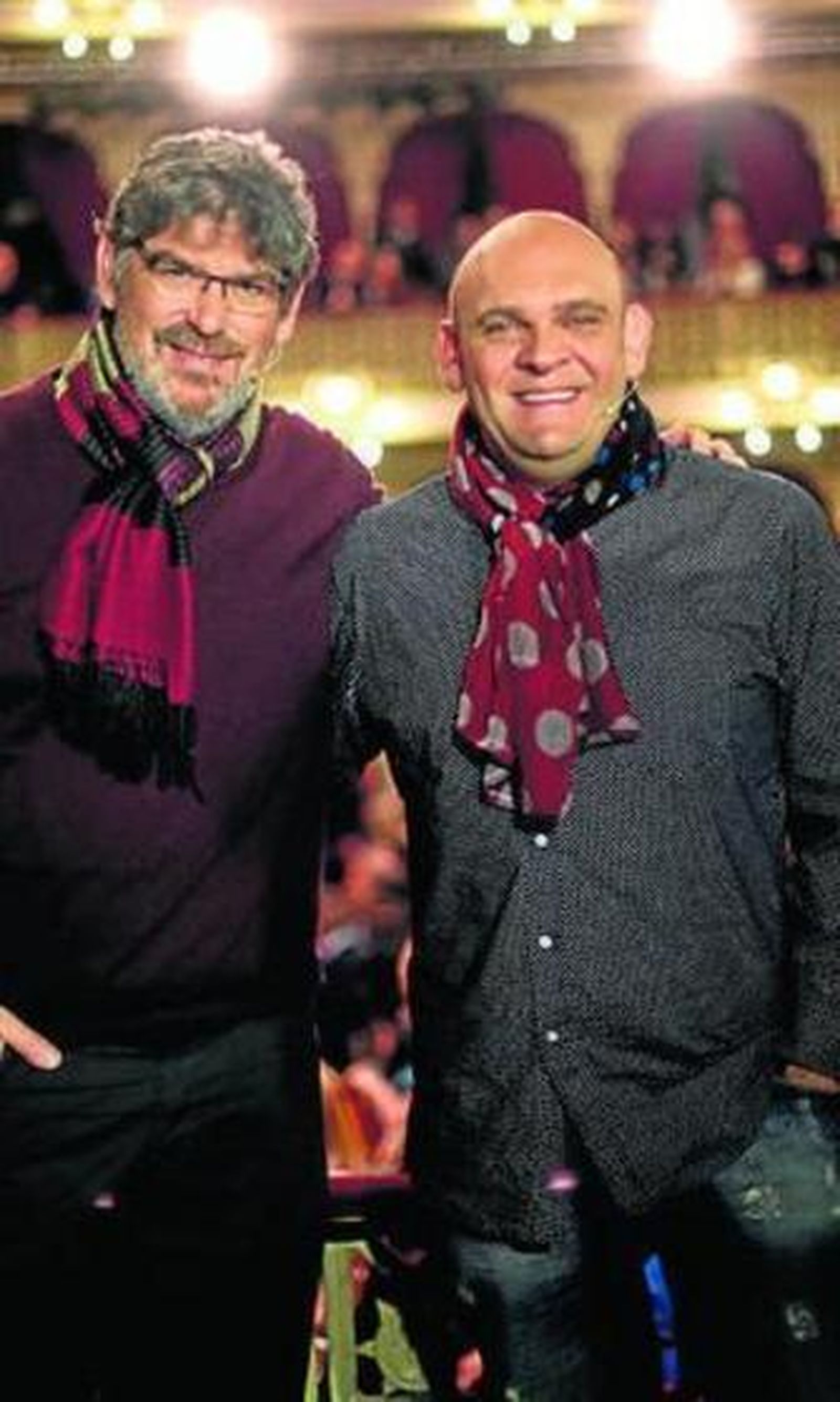 El Yuyu y Luis Lara.