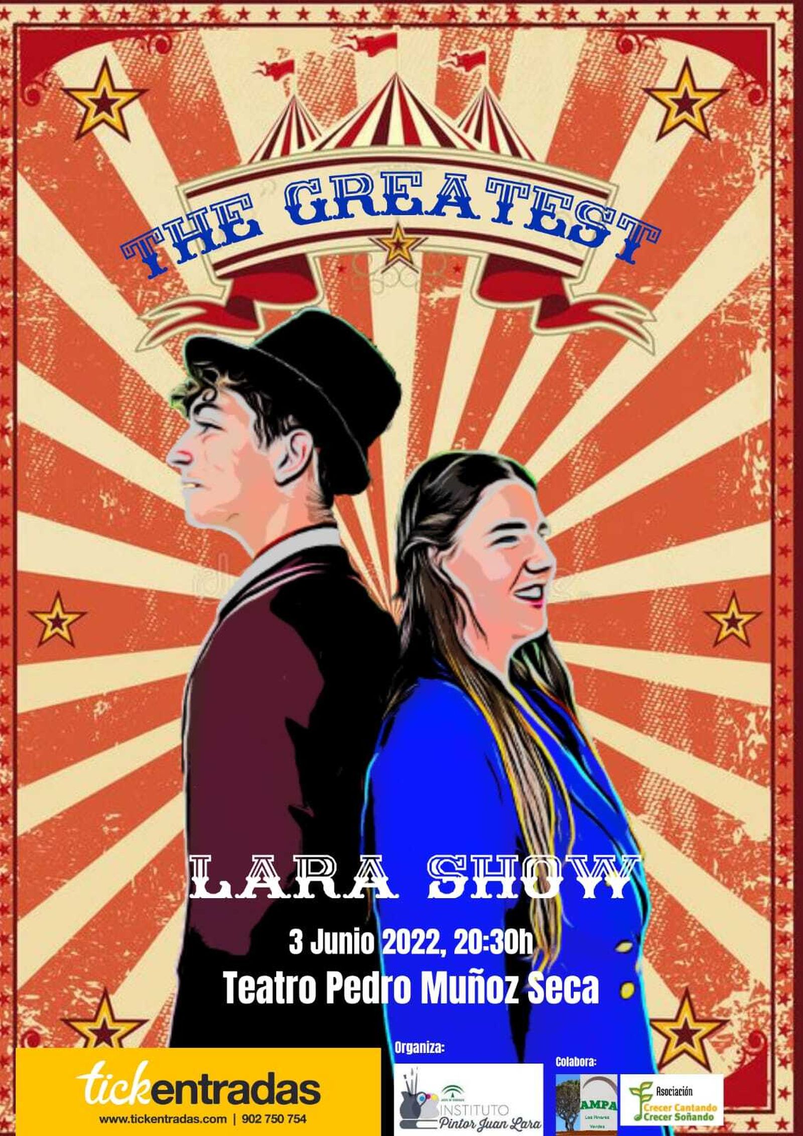 El cartel del espectáculo