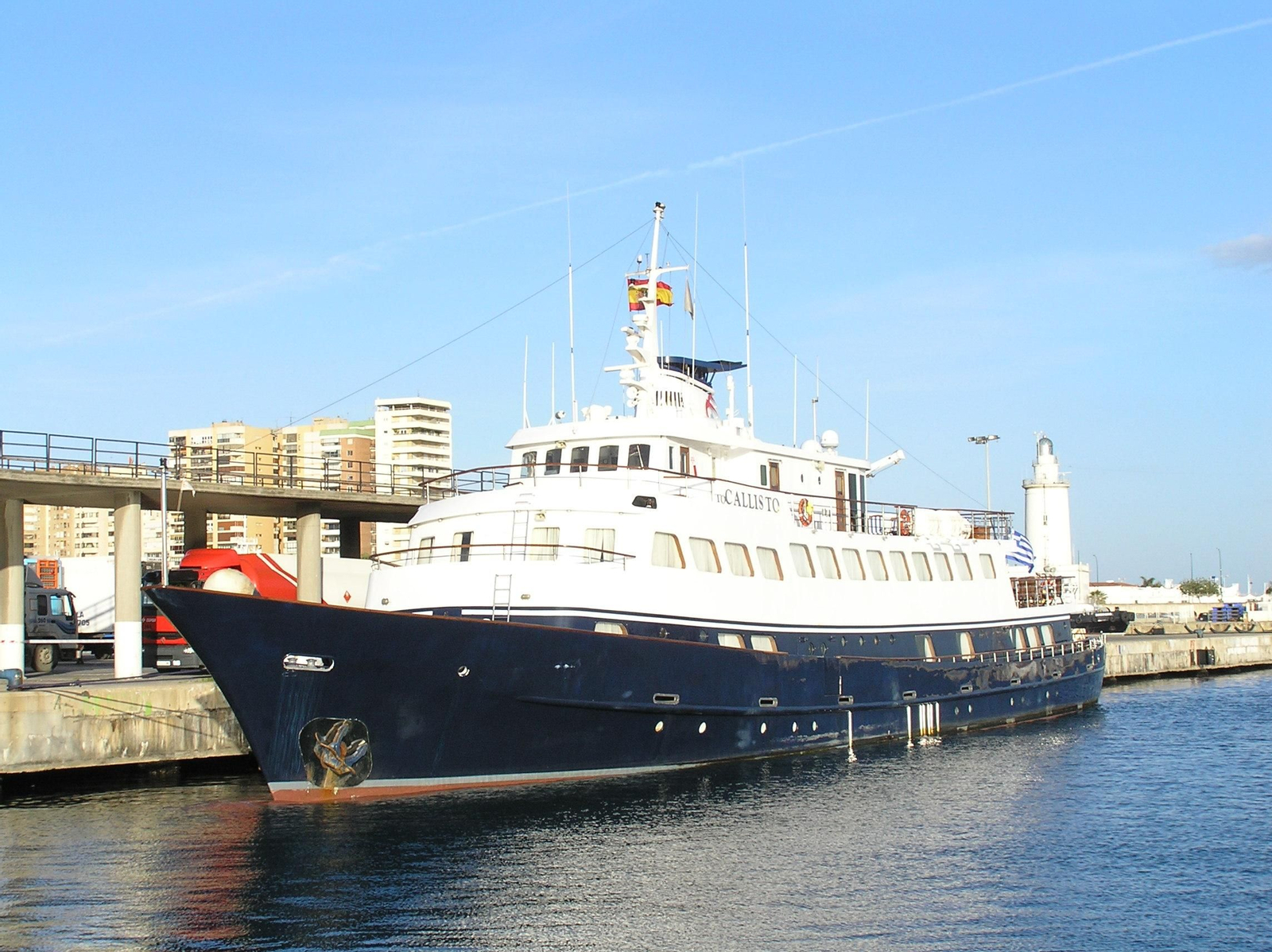 Buque 'Callisto' en su primera visita al puerto de Málaga. Buque 'Callisto' en su primera visita al puerto de Málaga.