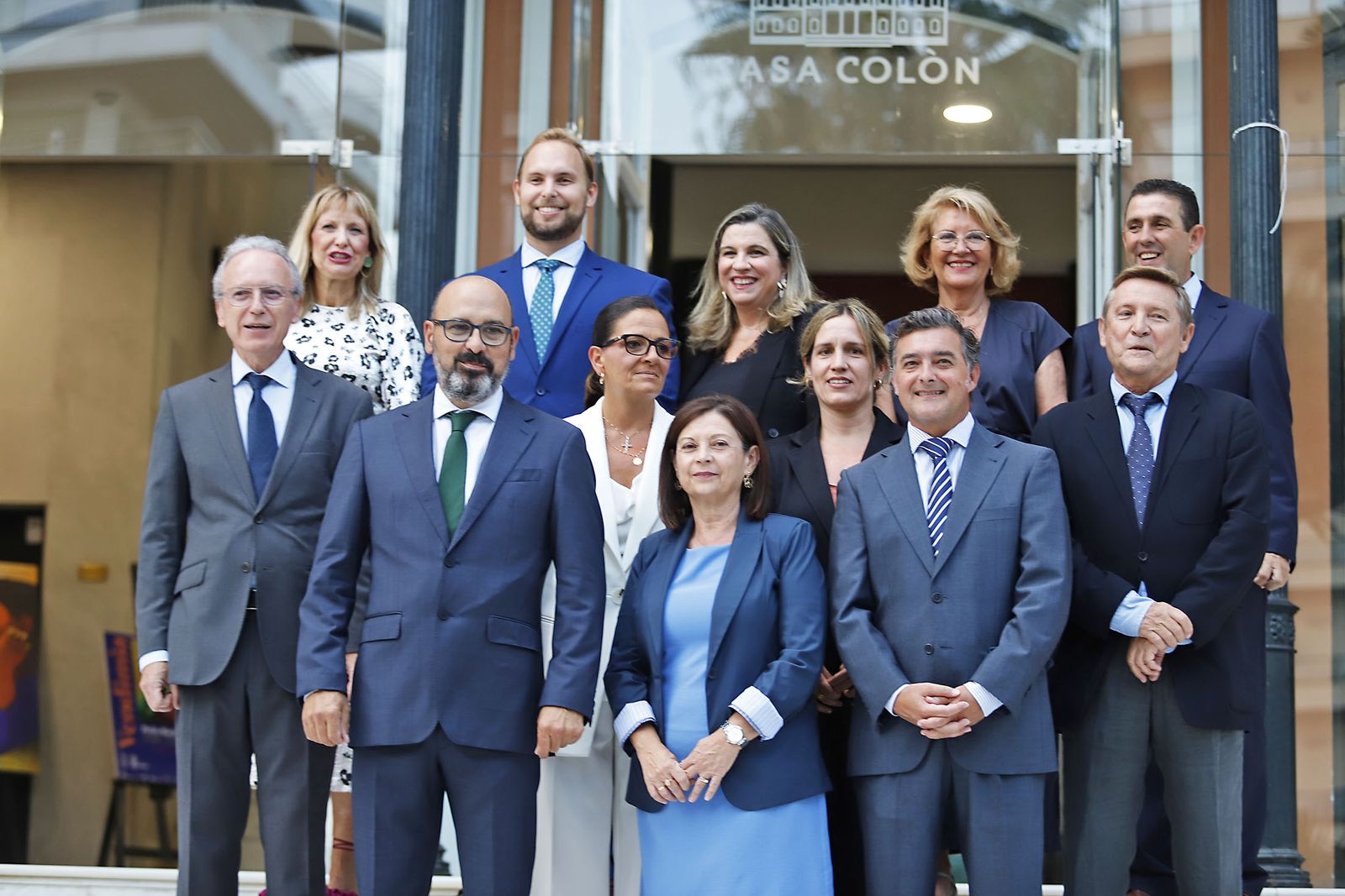 Imágenes de la toma de posesión institucional de la nueva Junta Directiva del Ilustre Colegio Oficial de Médicos de Huelva