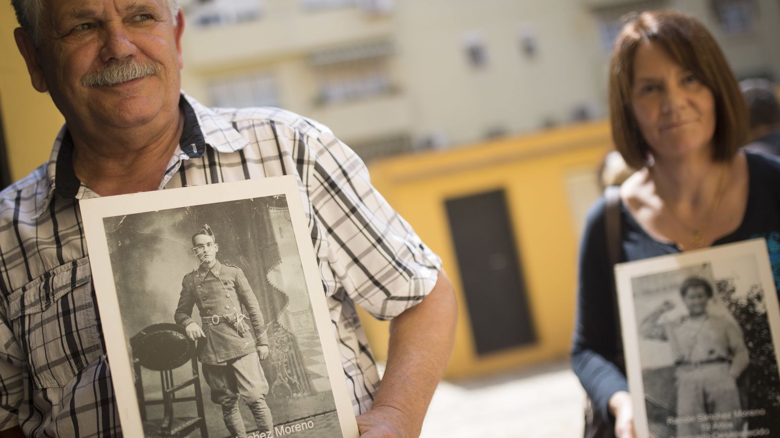 Los hermanos Ramón y Ana Sánchez.