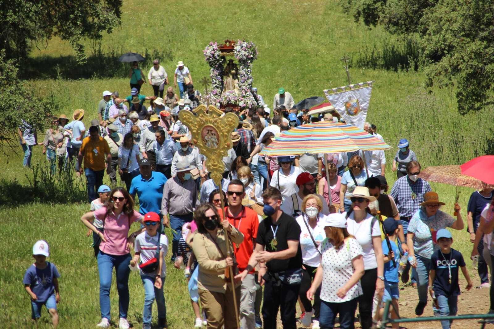 La romería de la Virgen de la Antigua de Hinojosa del Duque, en fotografías