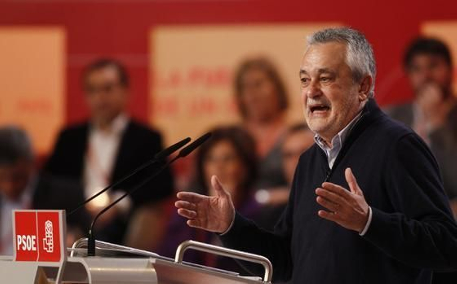 José Antonió Griñán toma la palabra. / Antonio Pizarro