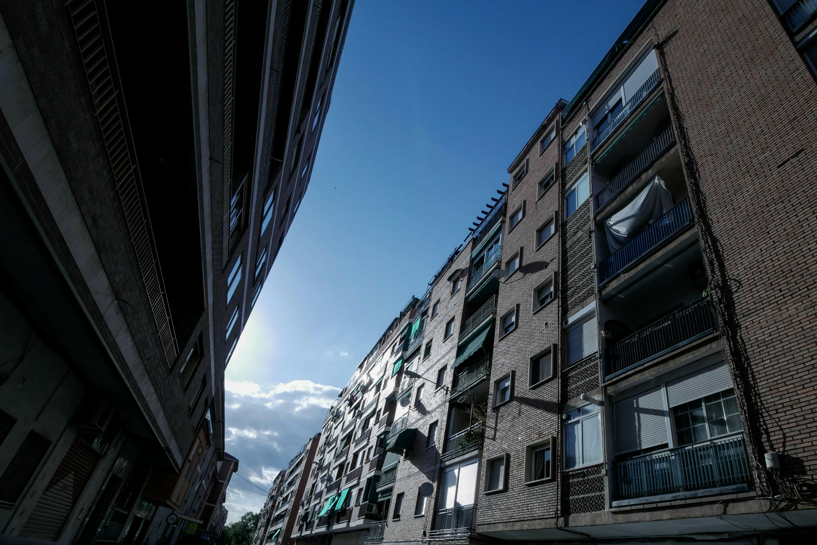 Edificios en la zona trasera de calle Arabial