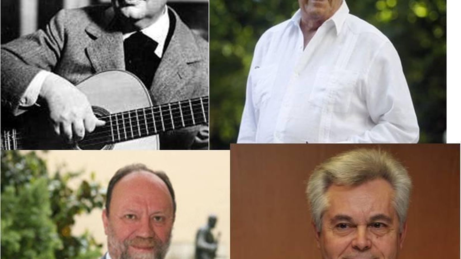 Andrés Segovia, Candi, González Lodeiro y Jara Andreu.