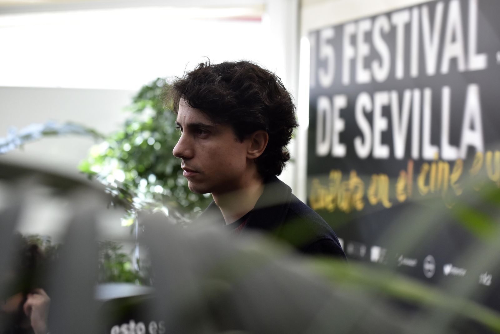 Jonás Trueba, en una visita al Festival de Sevilla.