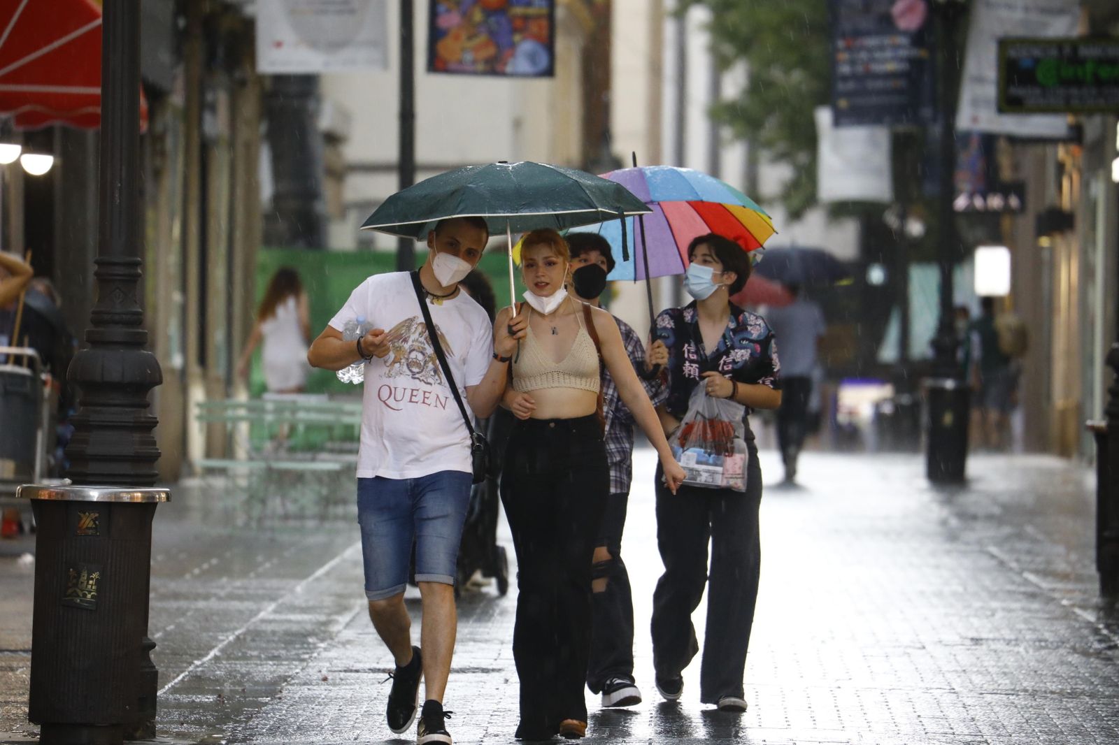 La tarde de tormenta y lluvia en Córdoba, en imágenes