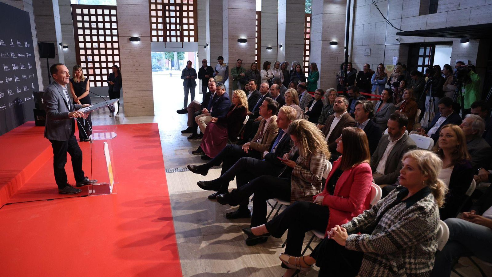 Presentación del Festival de Cine de Huelva en la Casa Colón.