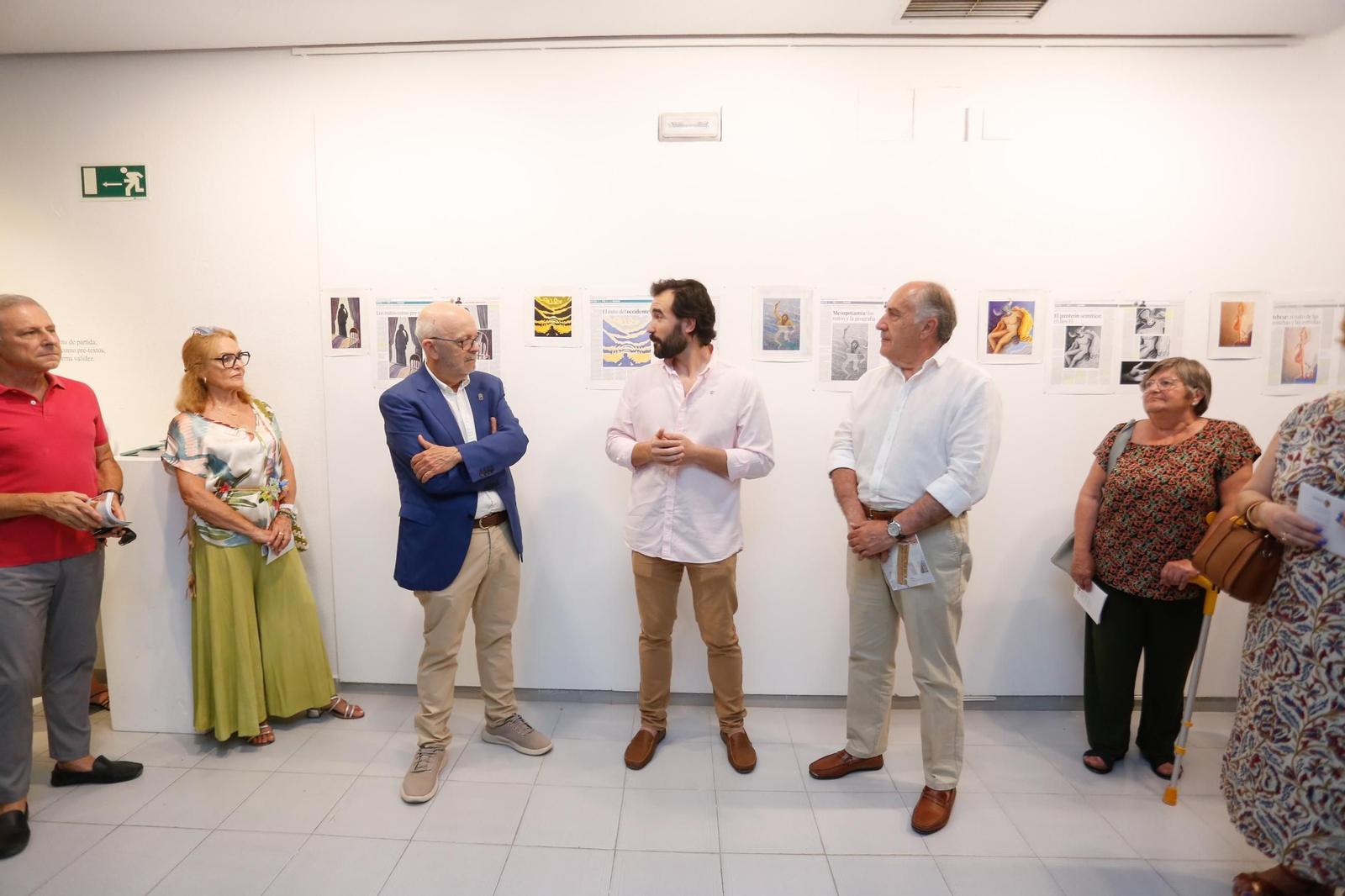 Fotos de la inauguración de la exposición Mitos del fin de un mundo en Algeciras