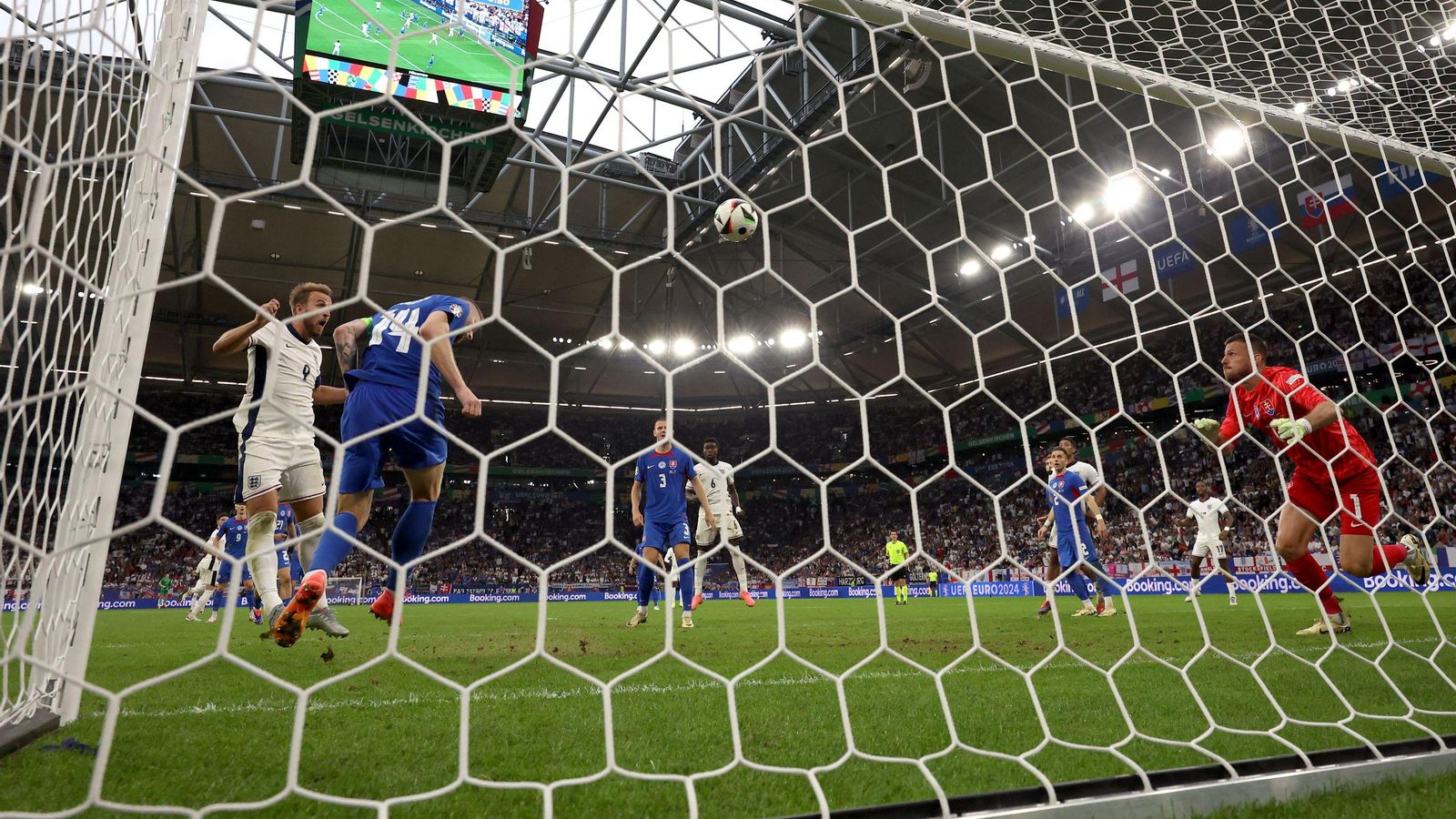 Las mejores fotos del Inglaterra-Eslovaquia