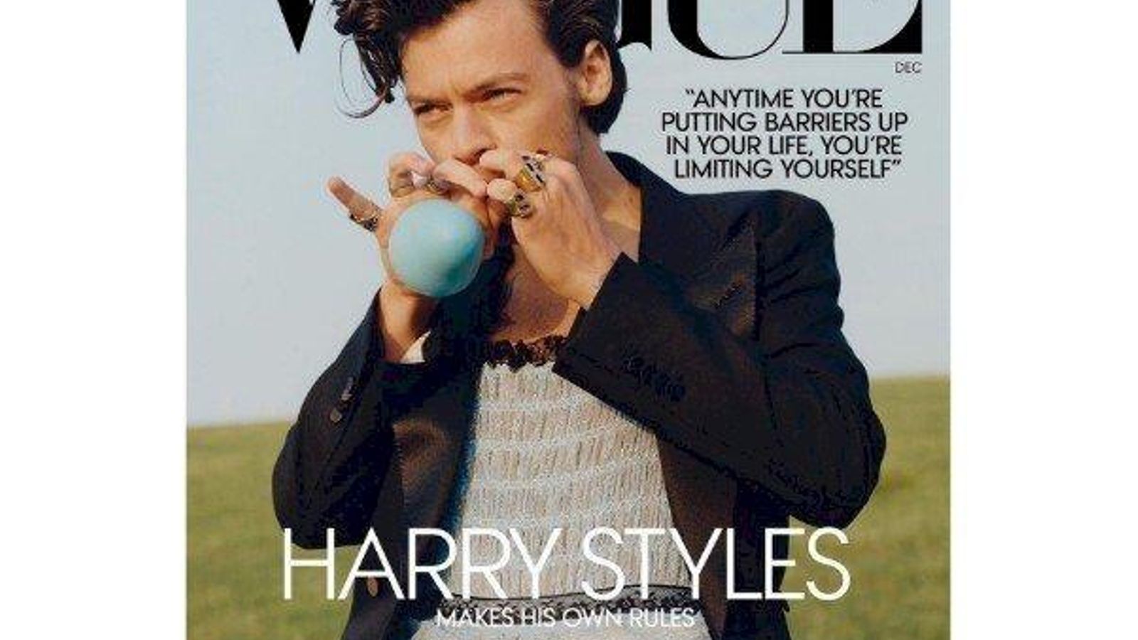 Portada de Vogue de diciembre.