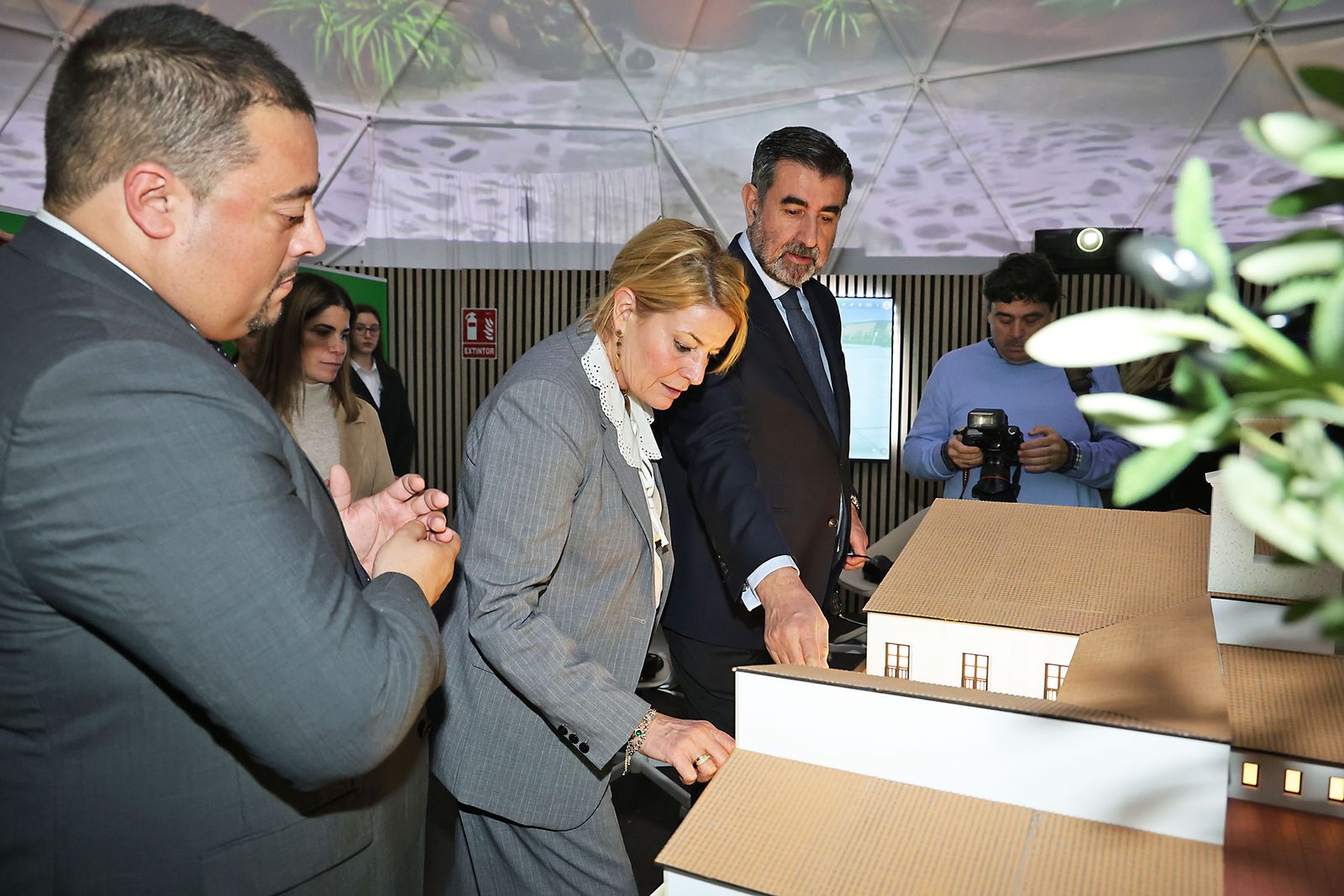 Imágenes de la Inauguración del Espacio Fundación Unicaja con motivo de la conmemoración de su décimo Aniversario