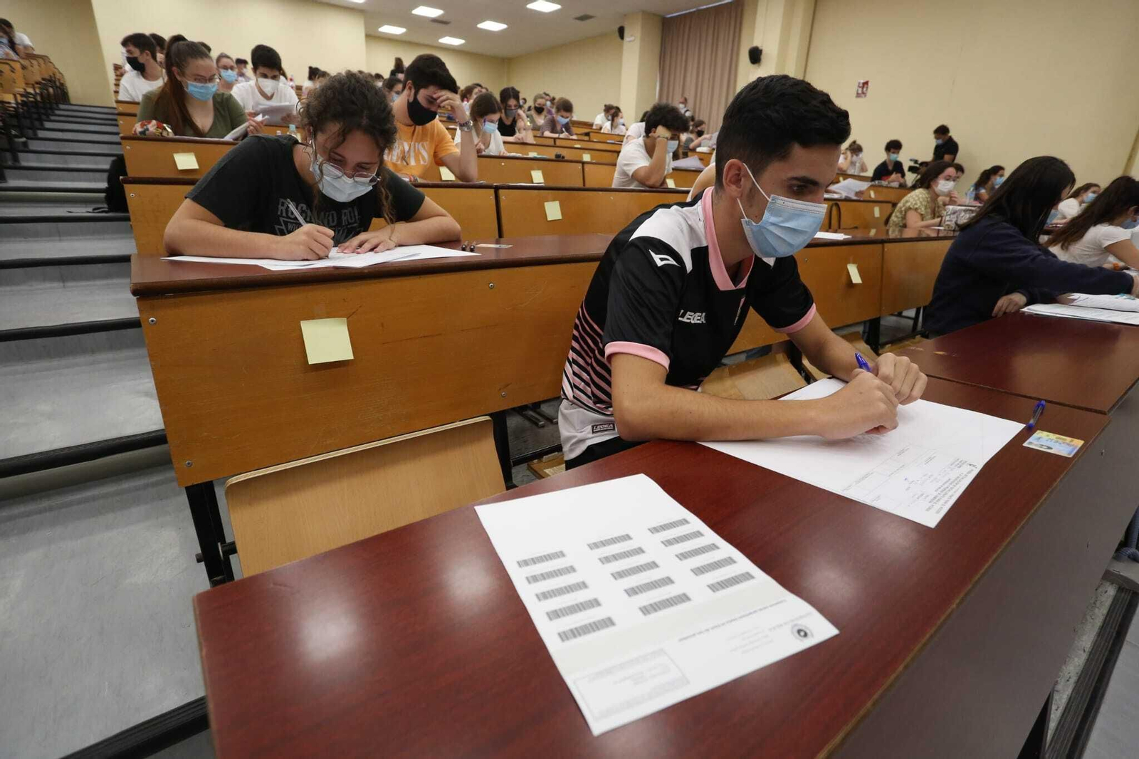 Arranca la Selectividad del coronavirus y las mascarillas en Málaga, en fotos