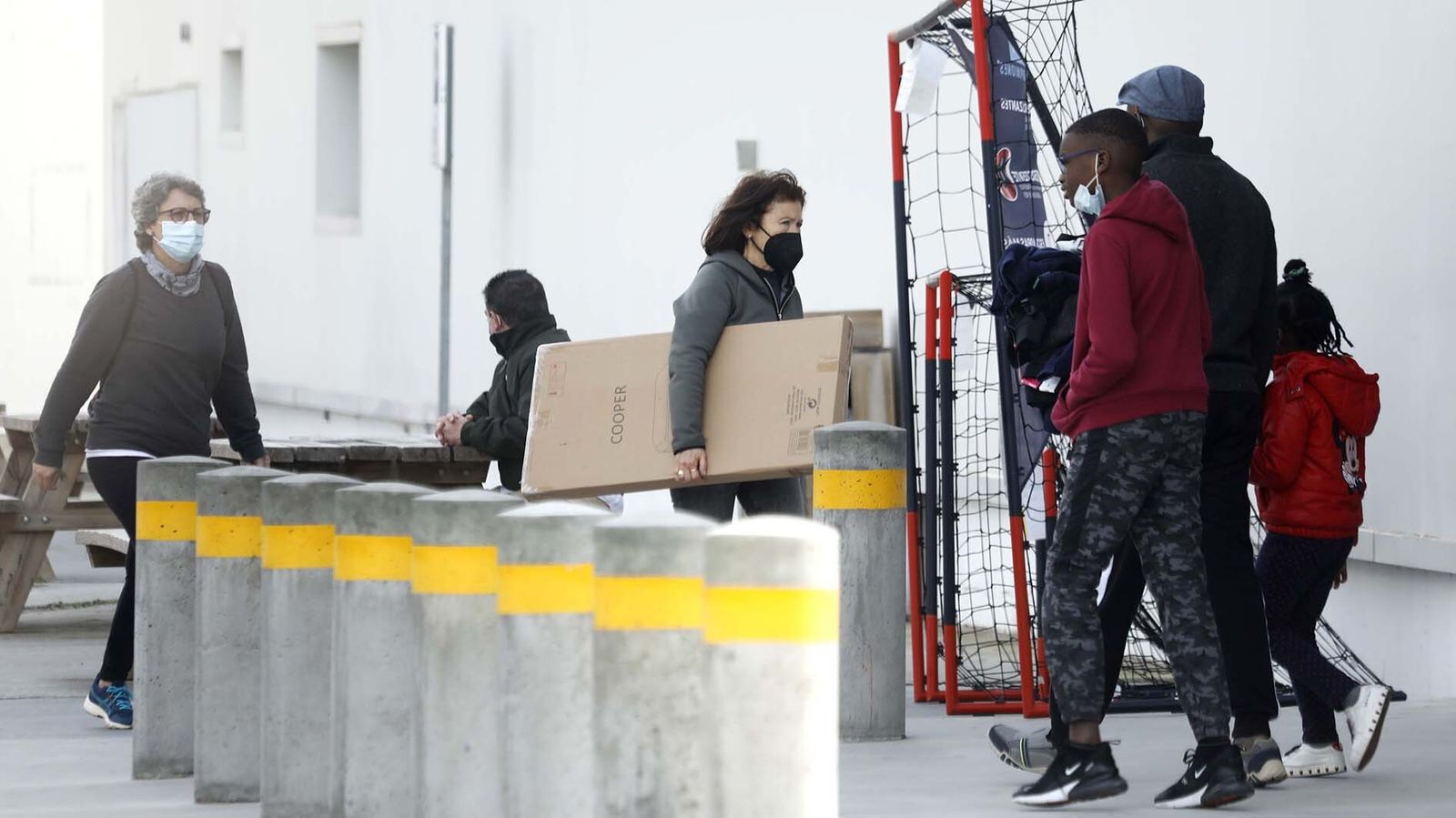 Las fotos del polígono de Palmones, tras el levantamiento del cierre  perimetral de Algeciras y Castellar