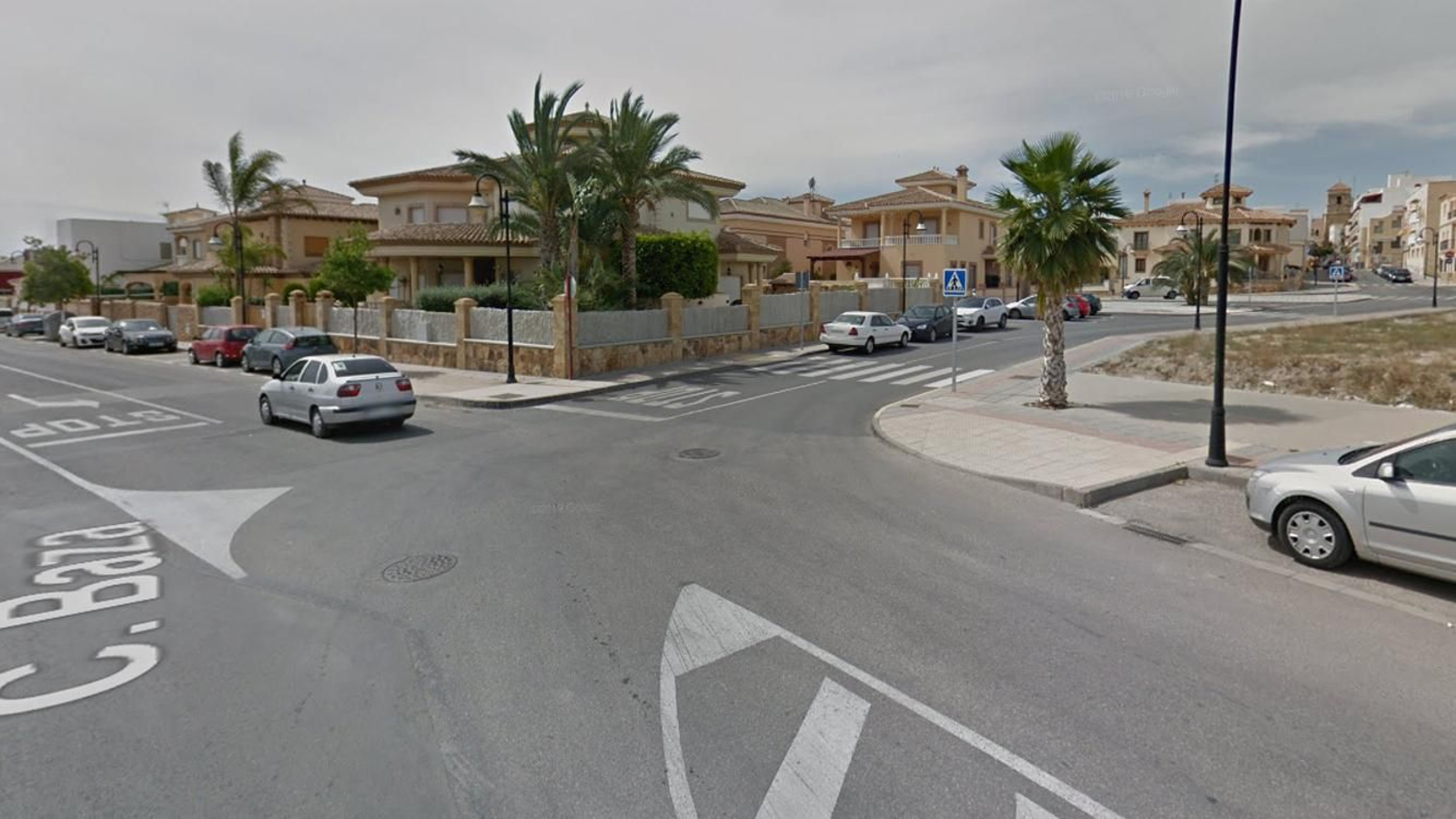 Lugar donde ocurrió el accidente, en el camino Alcaná de Vera.