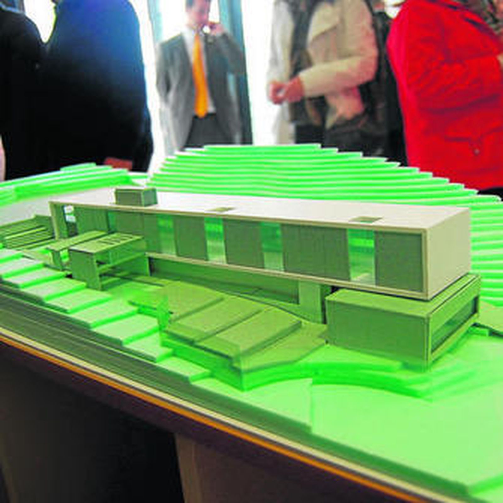 Maqueta del colegio proyectado en la zona de Lo Cea, en Torre de Benagalbón.