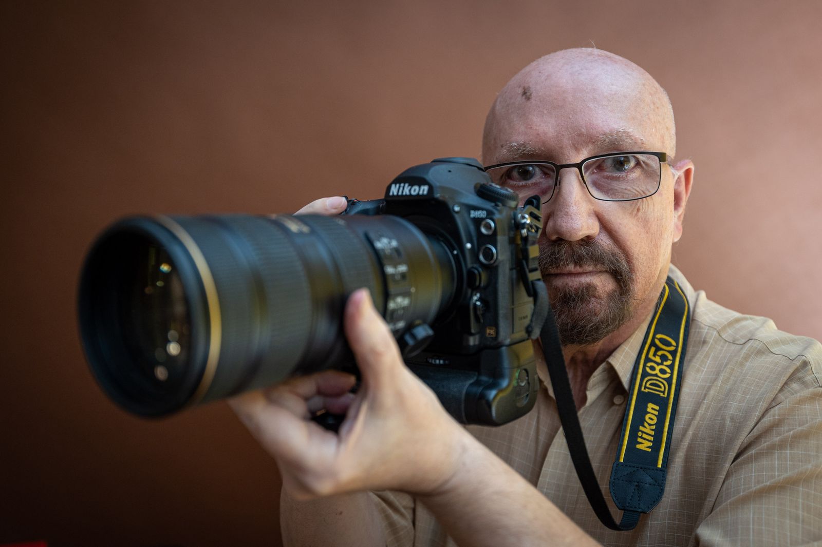 El fotógrafo Joaquín Salinas D'Anglada, en julio de 2022.