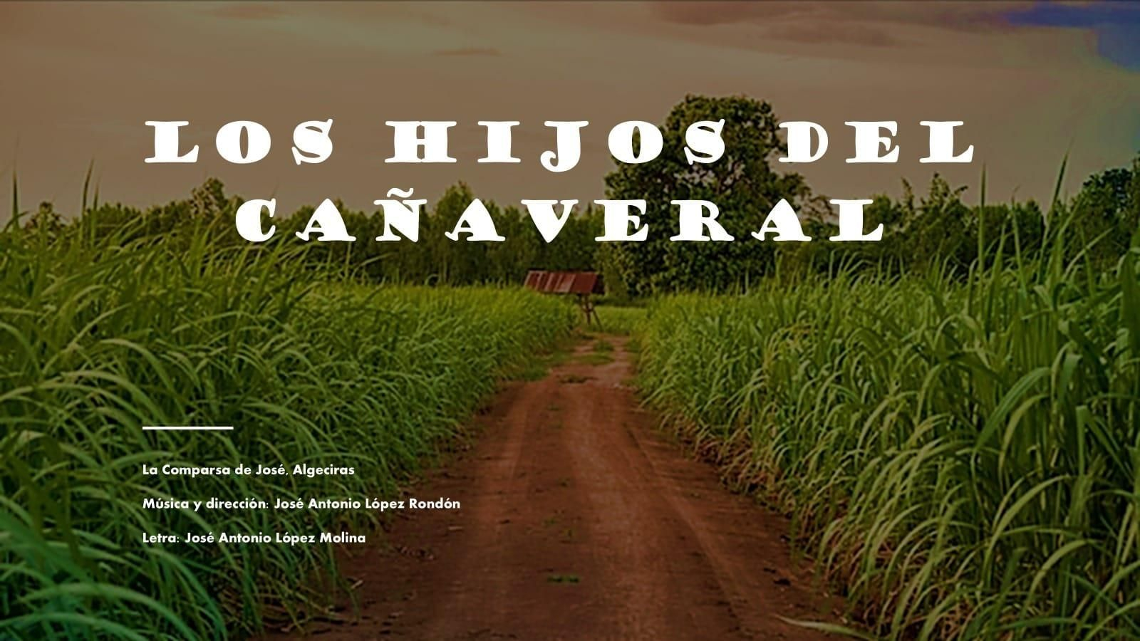 El cartel de la comparsa 'Los hijos del Cañaveral'.
