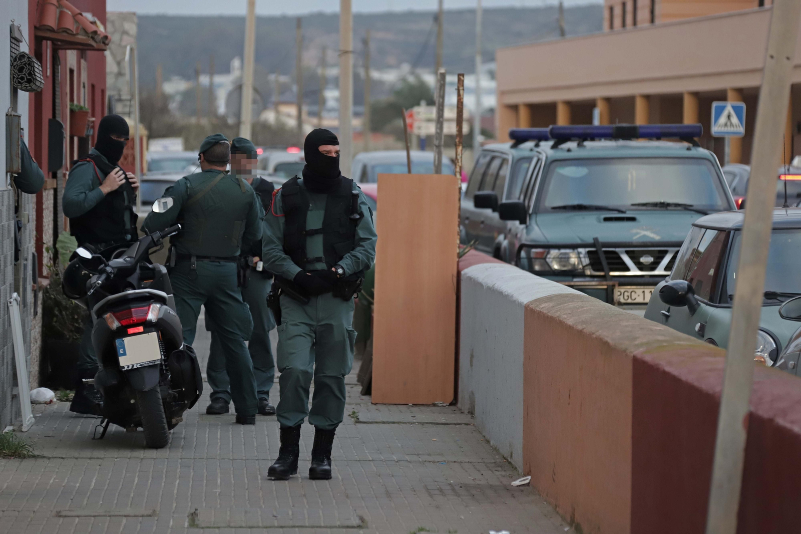 Registro en La Línea dentro de la Operación Trapera contra el narcotráfico