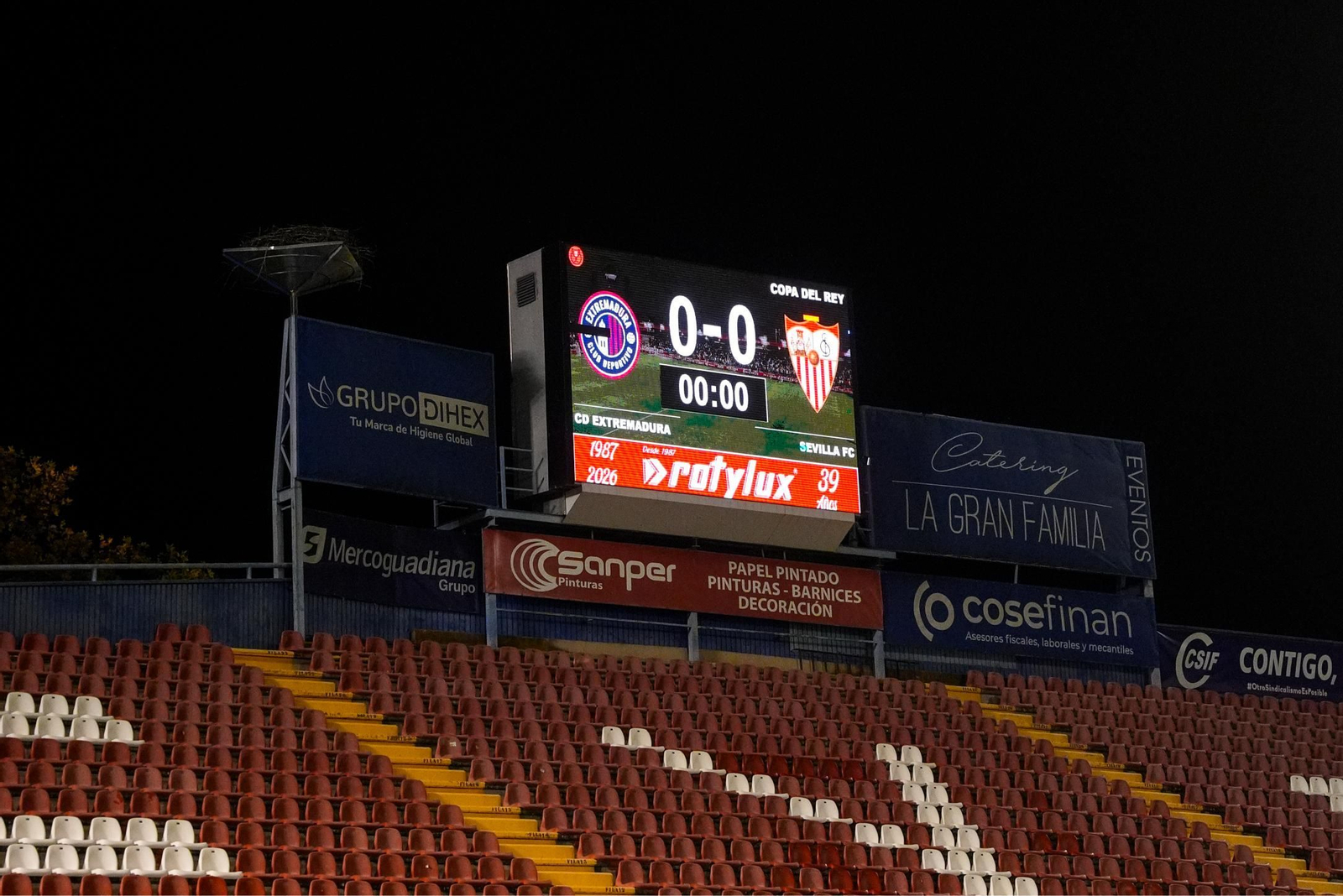 Las fotos del Extremadura-Sevilla